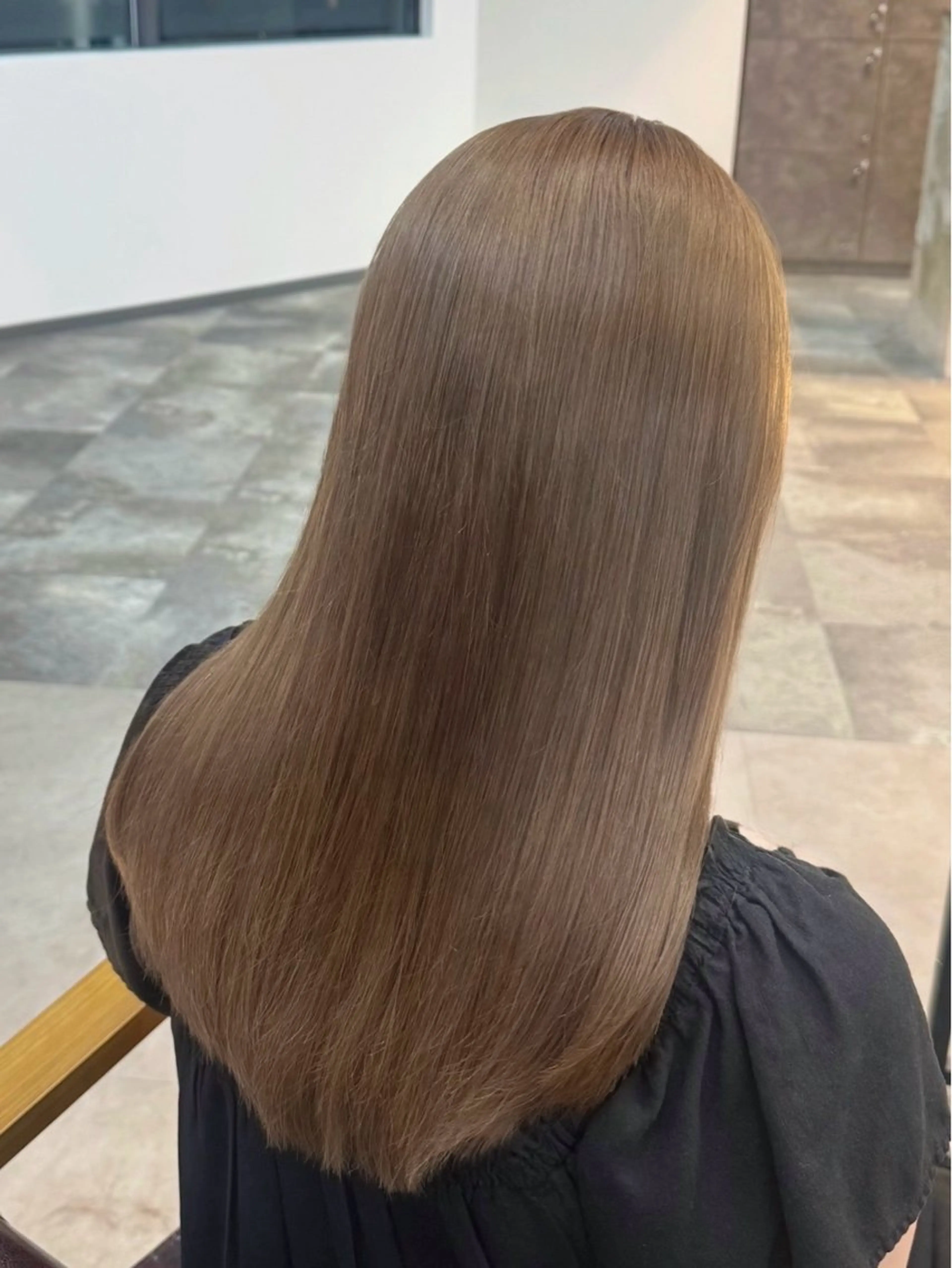 セミロング カラー ベージュカラー ブラウンカラー ブラウンベージュ カット ヘアカラー トリートメント 髪質改善/レイヤー/ 🐣kokoro🌸のヘアスタイル