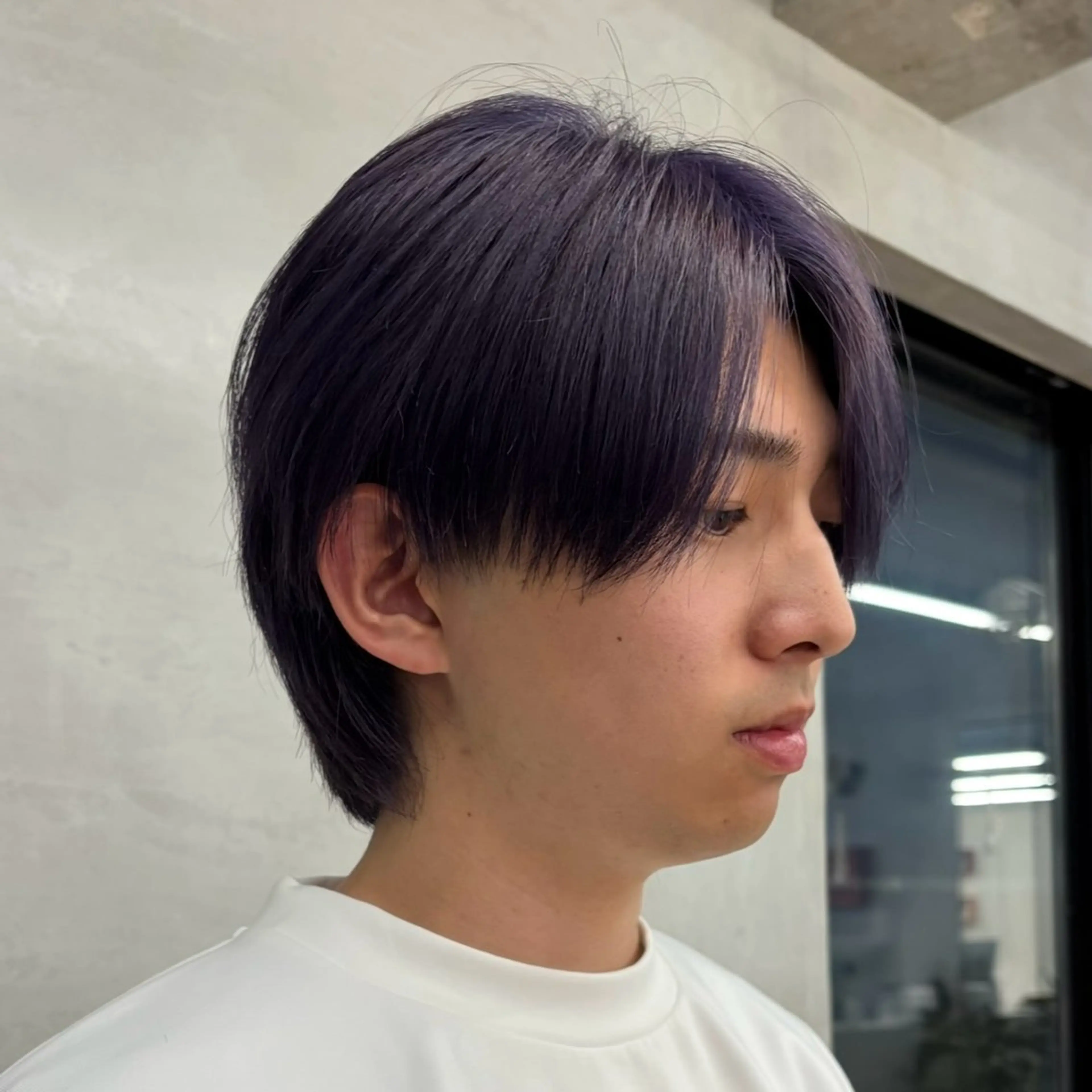 カラー メンズ ブルーカラー ブルーバイオレット バイオレットカラー 【メンズ特化】 イマダナツミのヘアスタイル