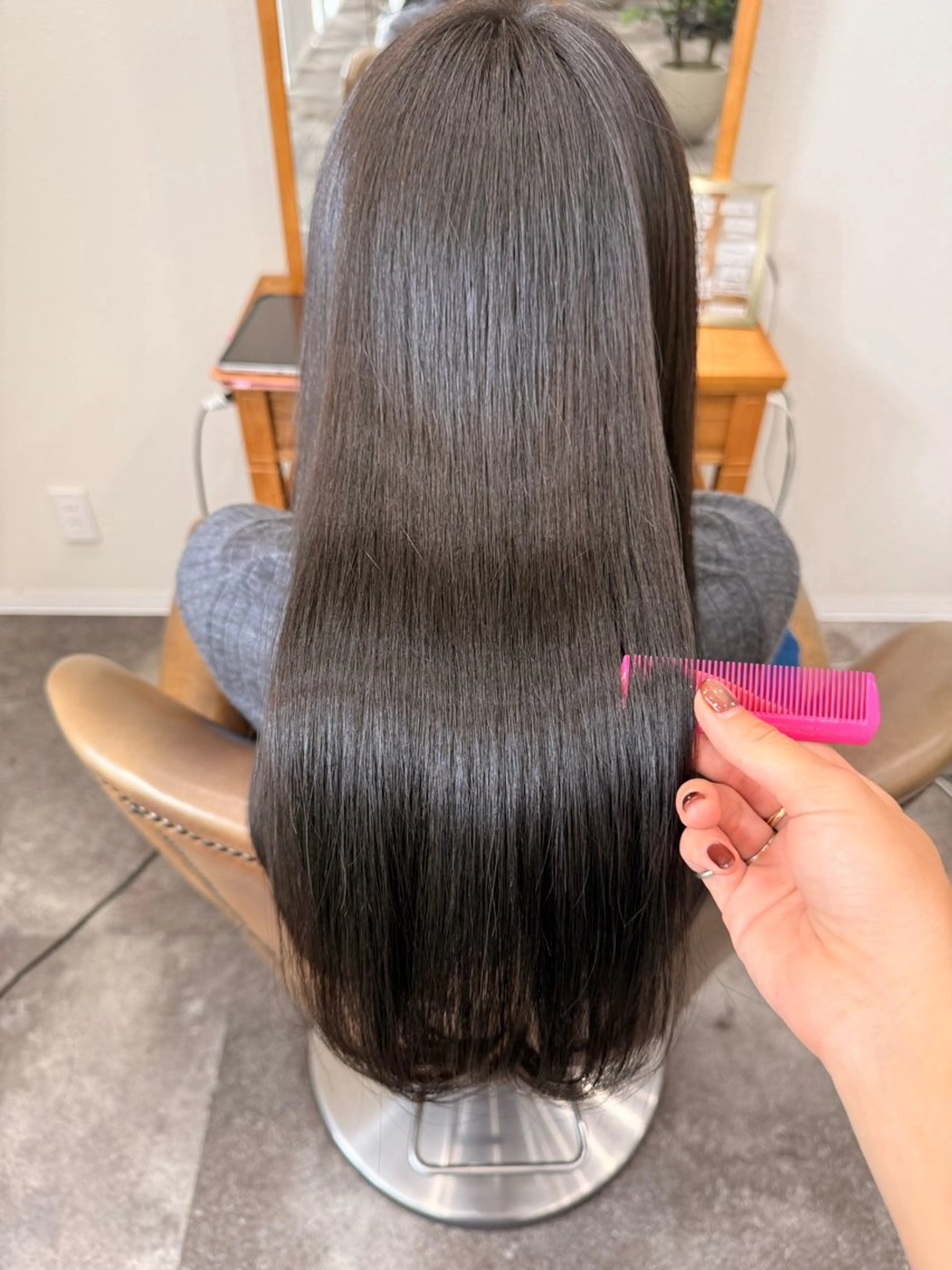 ロング カラー 透明感カラー グレージュ GOODDAY 🫧Manami🫧のヘアスタイル