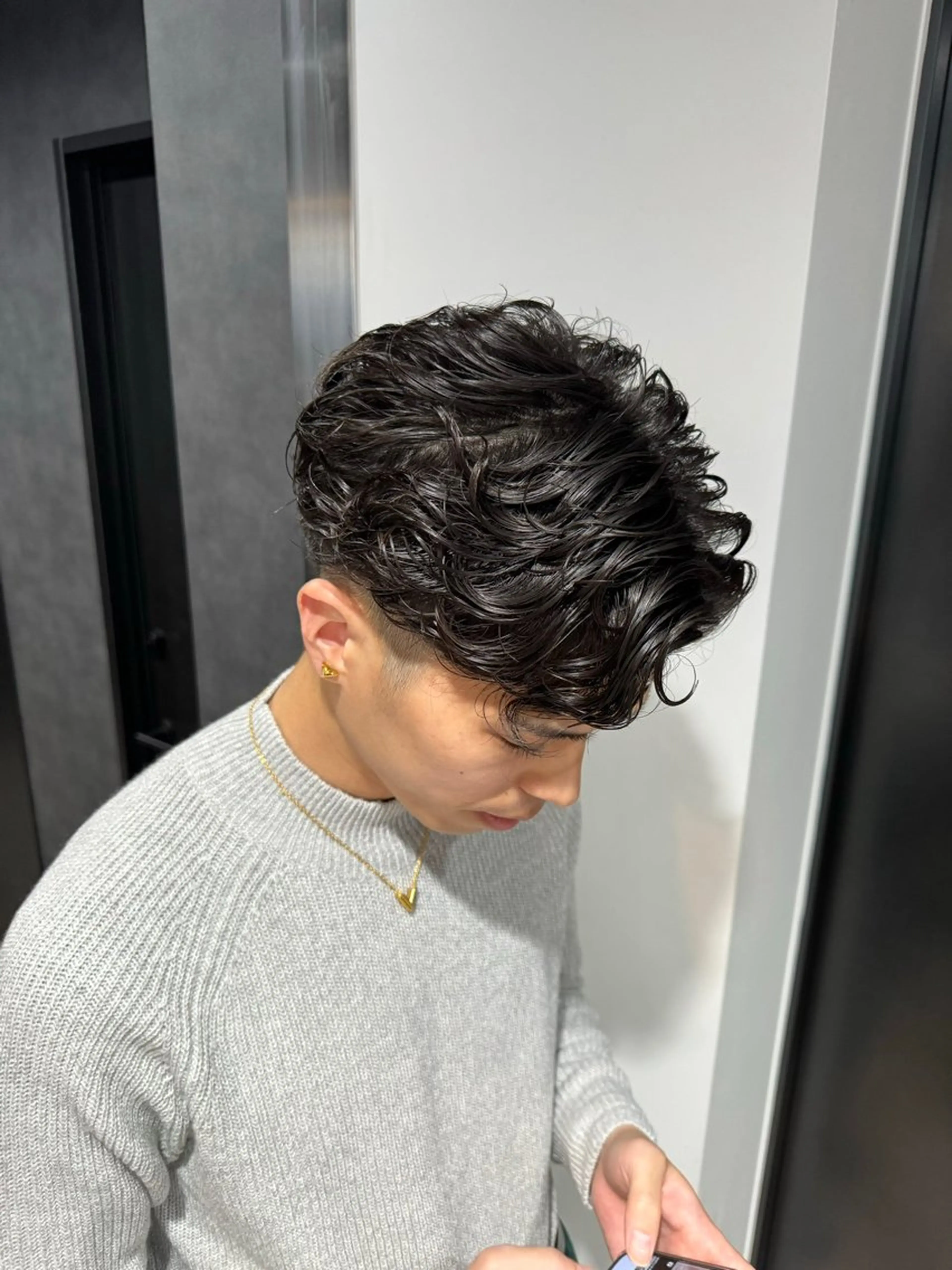 メンズ カット パーマ ヘアセット メンズ特化 🌟YURA🌟のヘアスタイル