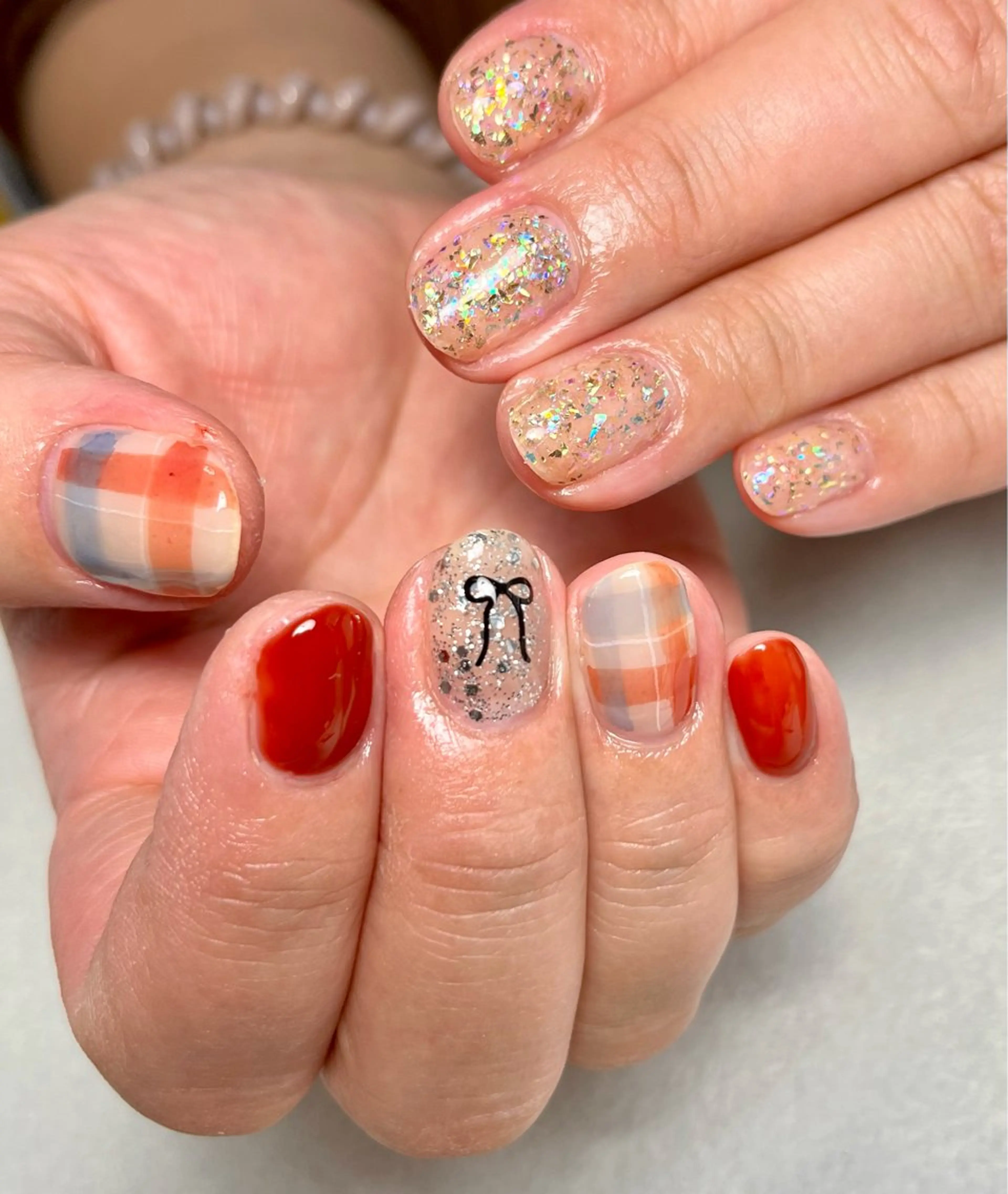 ネイル ハンドネイル tsumeya ゆるかわ手描きネイルのネイルデザイン