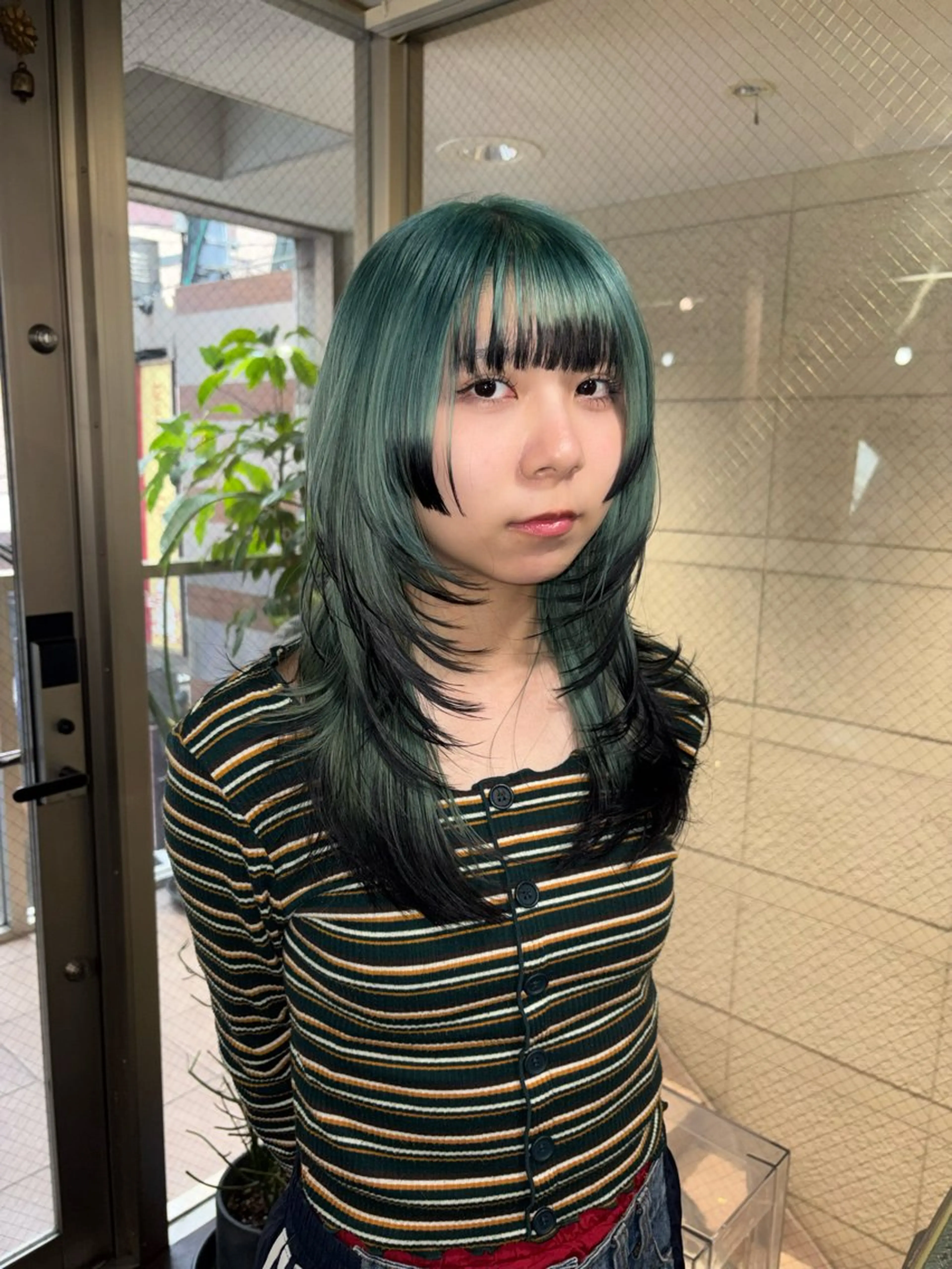 セミロング カラー ヘアカラー 心斎橋/デザインカラ ー/海外風/ナツミのヘアスタイル