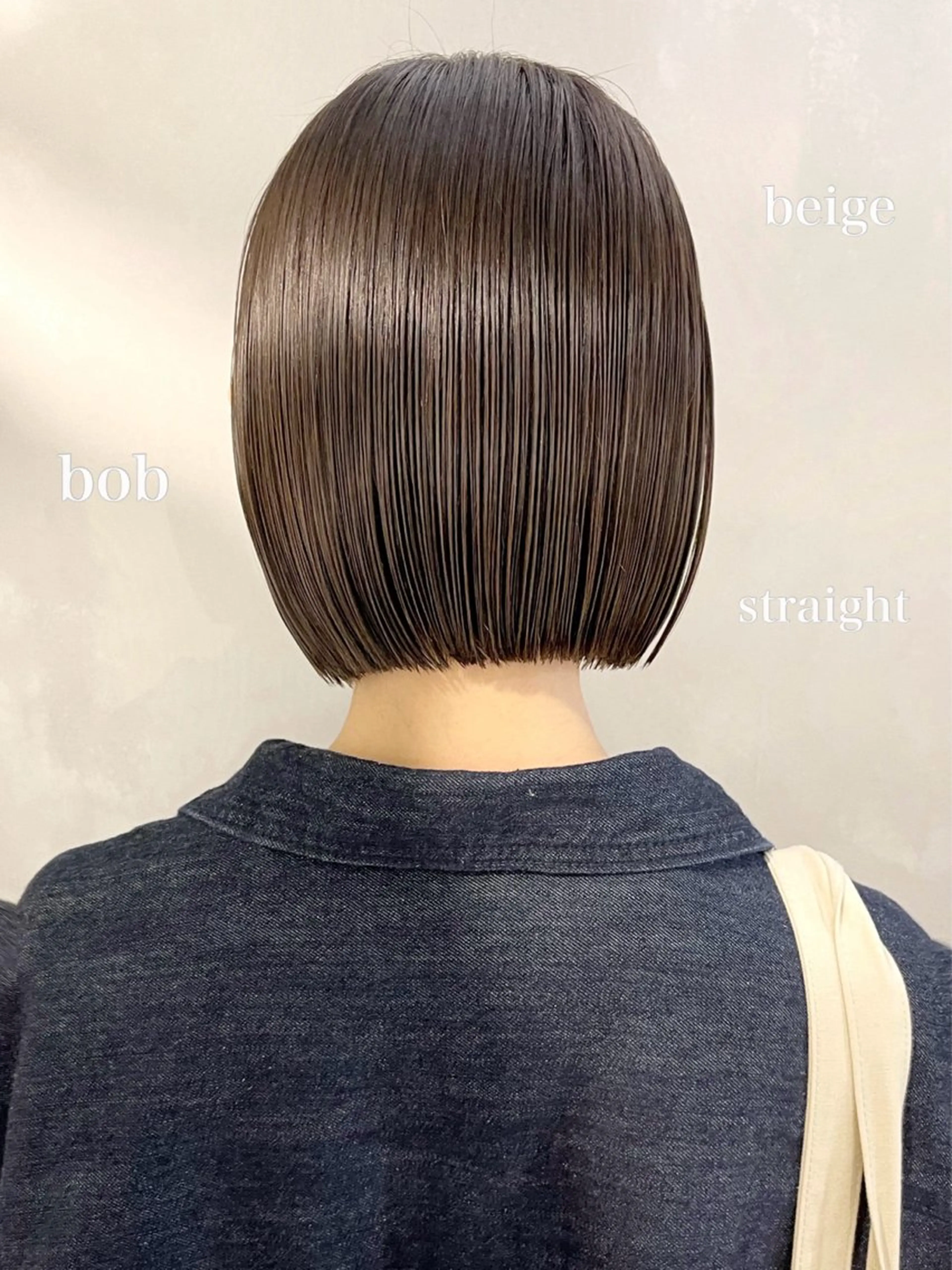 ショート 切りっぱなしボブ ボブ 縮毛矯正 川本 裕🌿のヘアスタイル