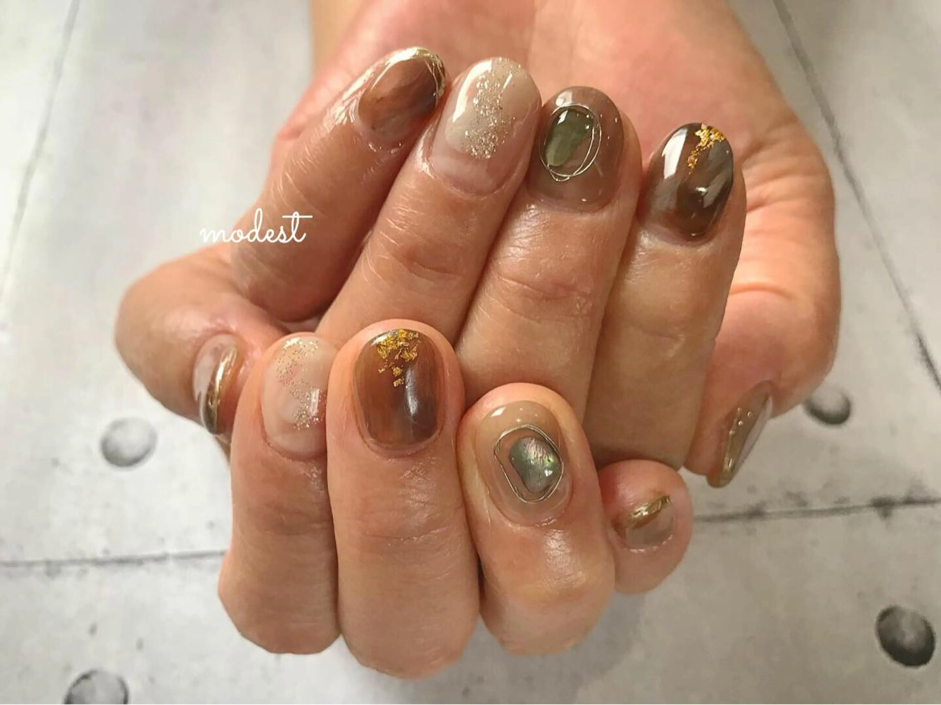 ネイル 久田 悠佳のネイルデザイン