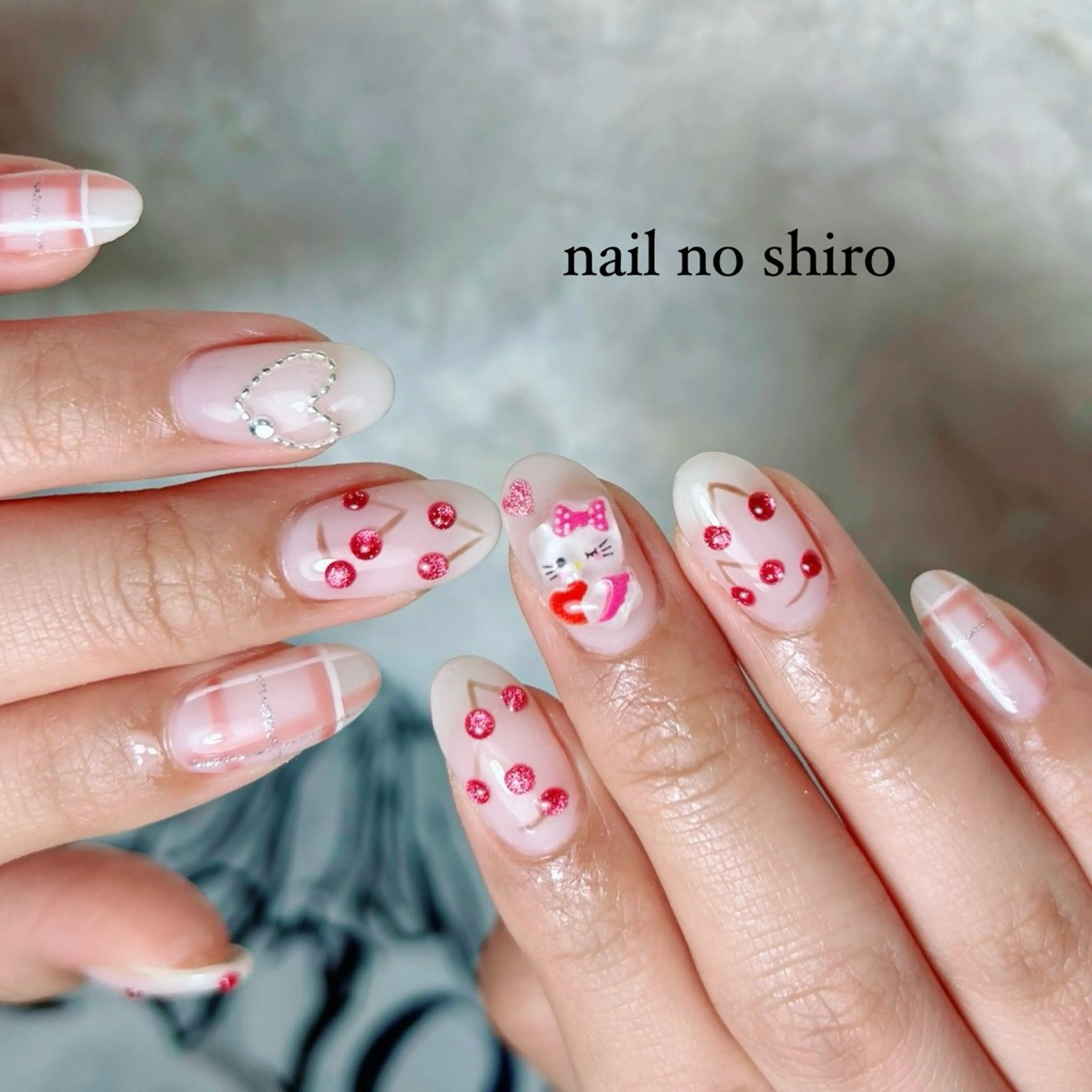 ネイル ピンク ハンドネイル nail no shiro/耳つぼのその他イメージ