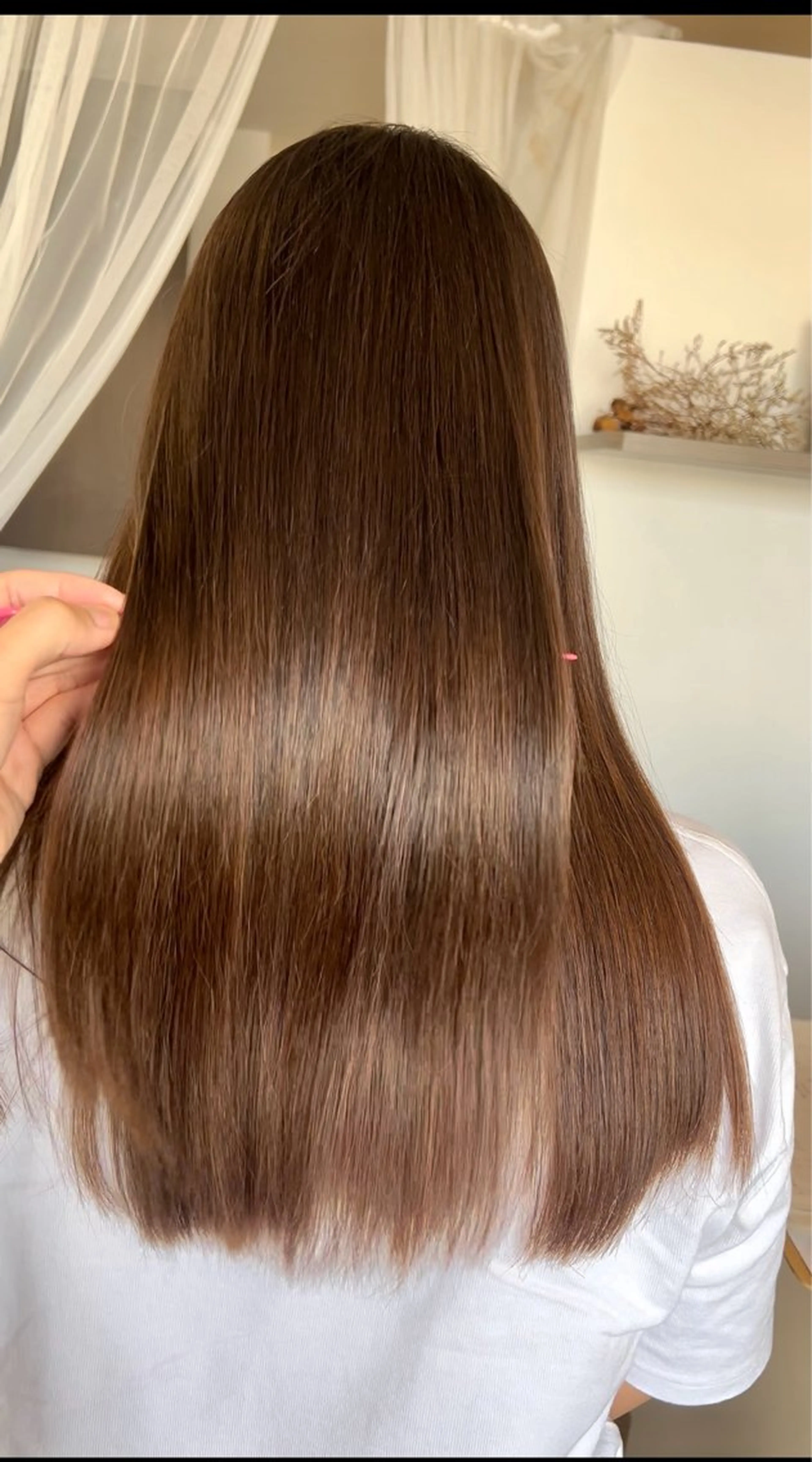 ロング 髪質改善 縮毛矯正 haircare salon elan joie所属・豊橋駅前/池田こうき /美髪矯正/髪質改善のヘアスタイル