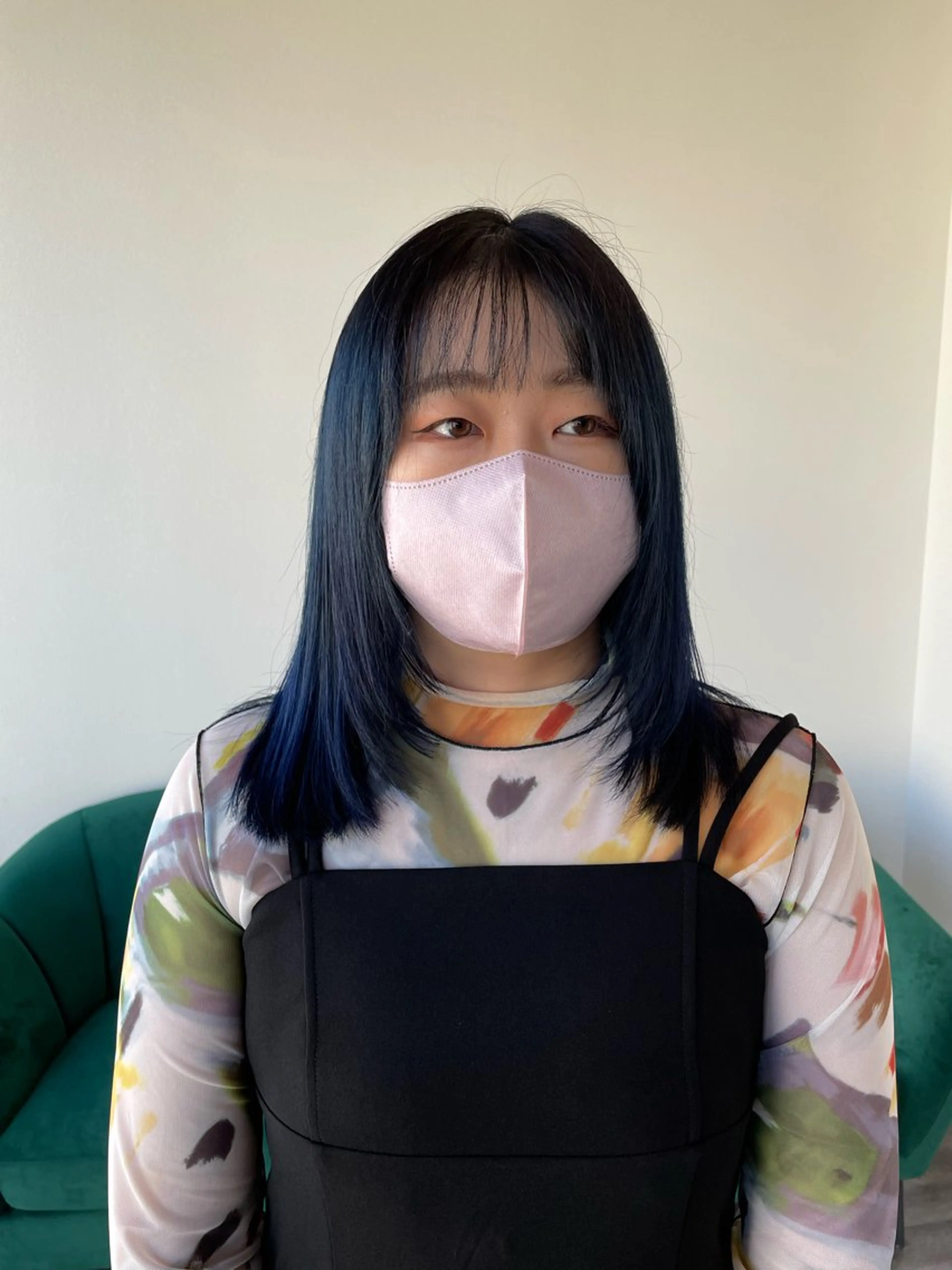 ミディアム カラー 艶カラー🌙縮毛矯正 /ボブ【Reina】のヘアスタイル