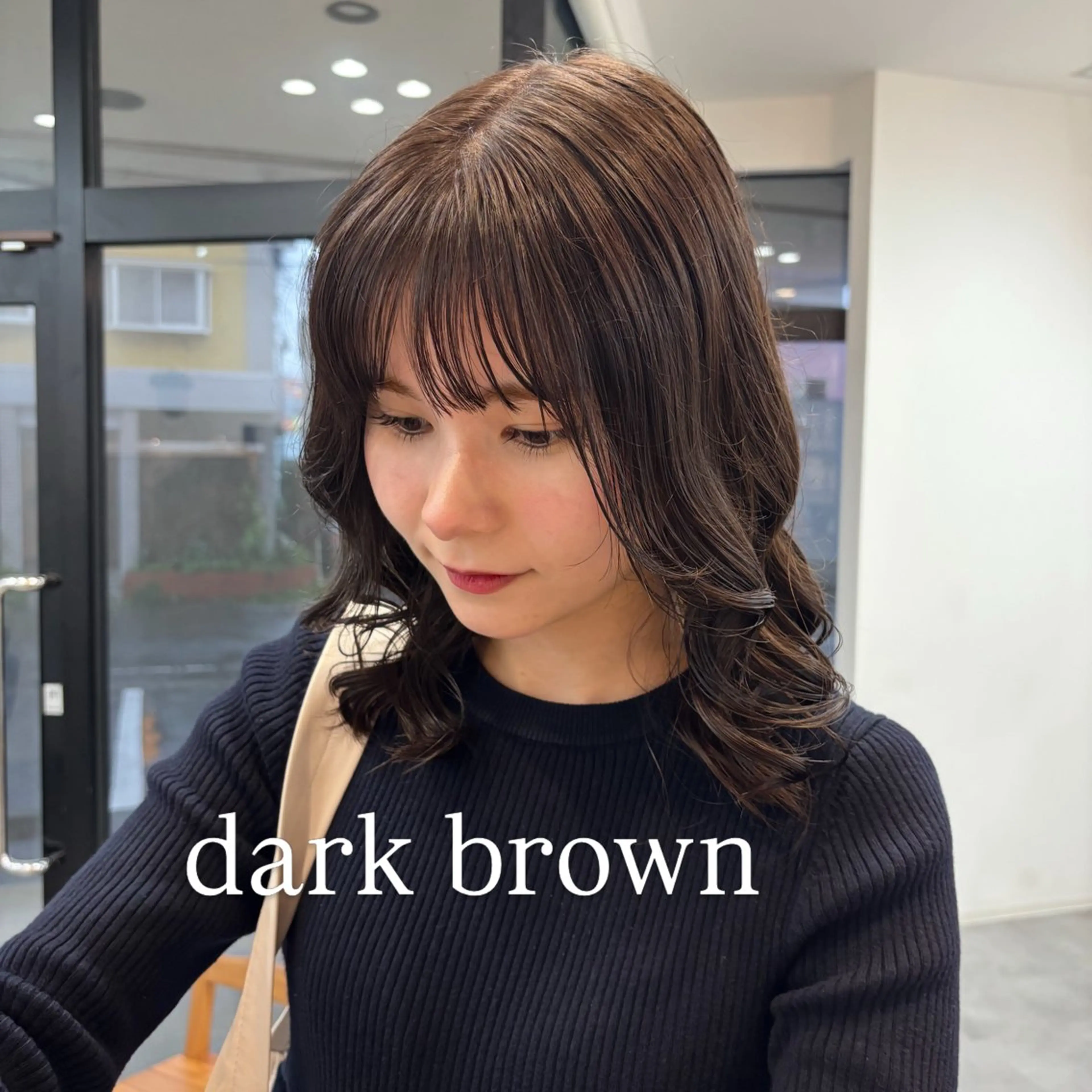 ミディアム ヘアカラー 豊橋ブリーチ/似合わ せカット/SHIHOのヘアスタイル