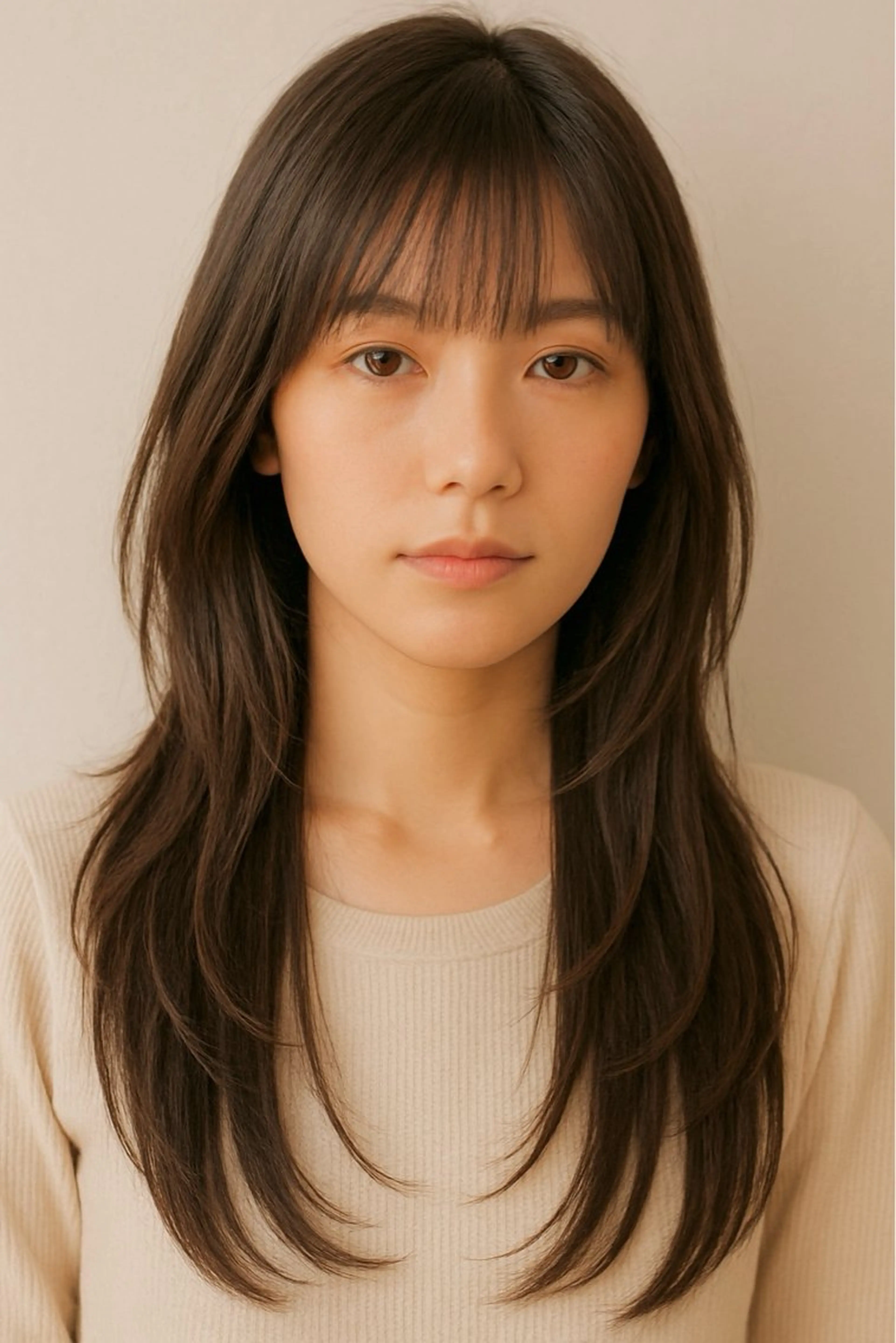 ロング カラー レイヤーカット layercut✂️のヘアスタイル