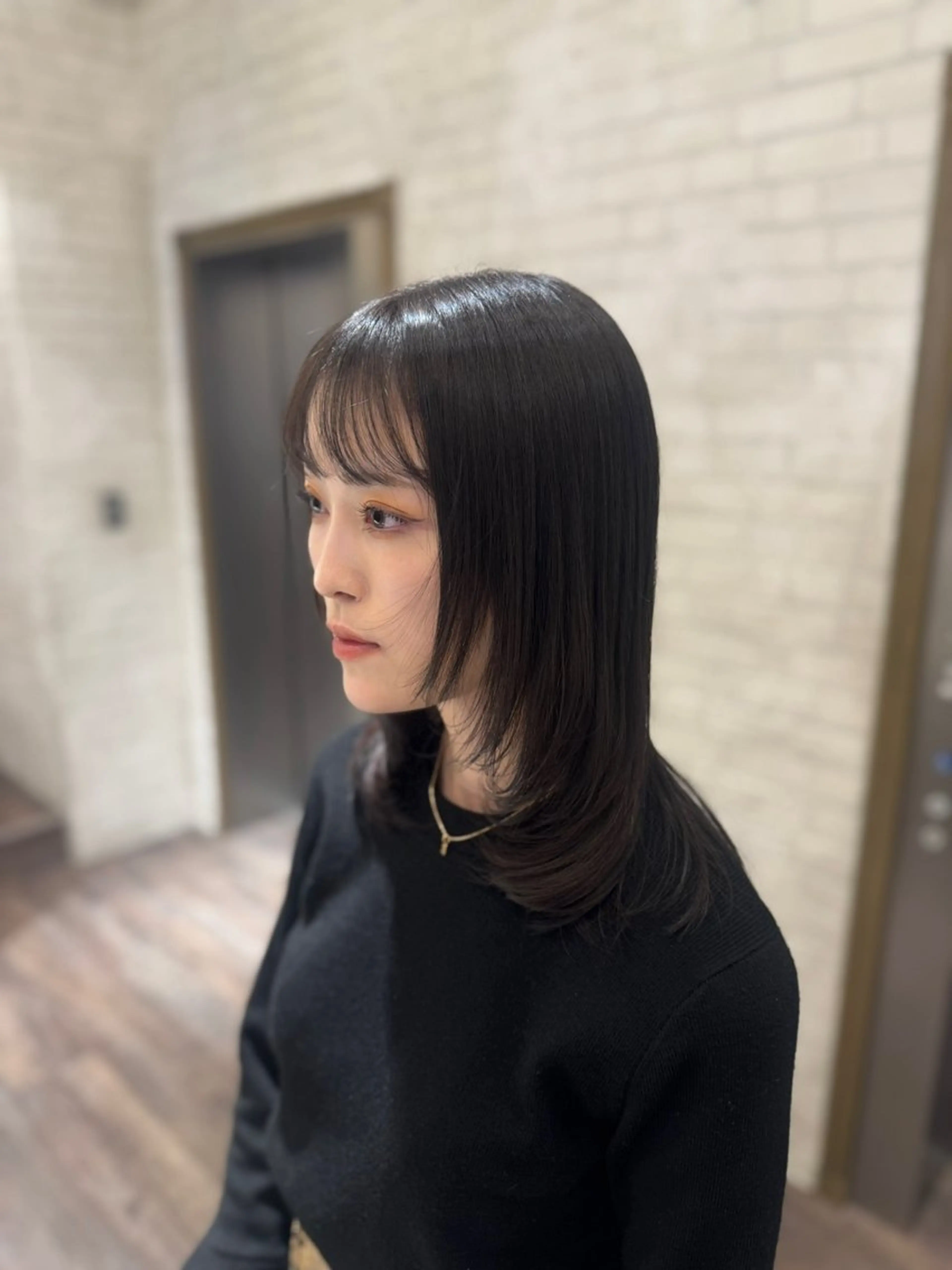 ミディアム レイヤーカット TiffaGINZA /Momokaのヘアスタイル