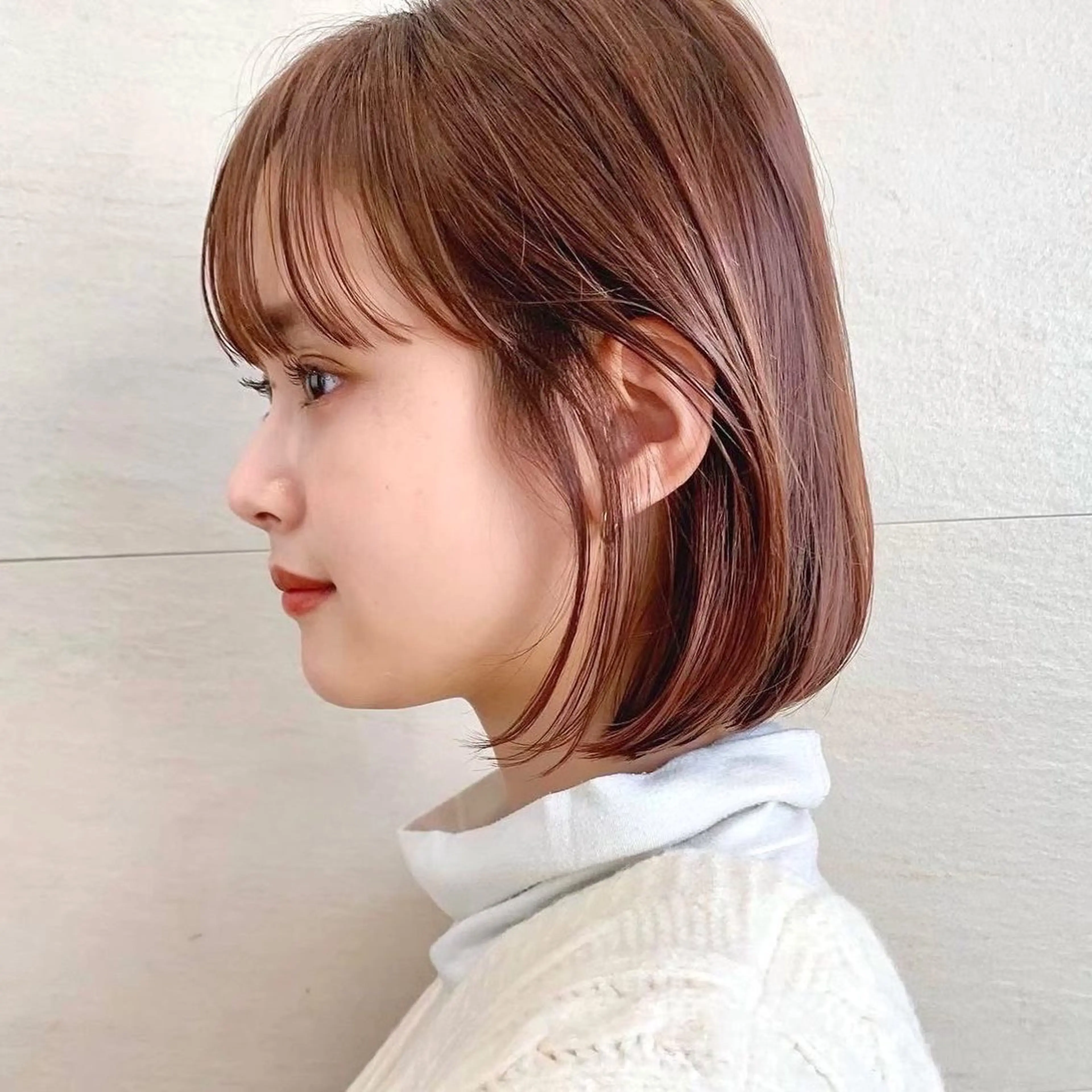 ショート カラー 🌱小顔ヘア/ボブ ミディアム/双葉🌱のヘアスタイル