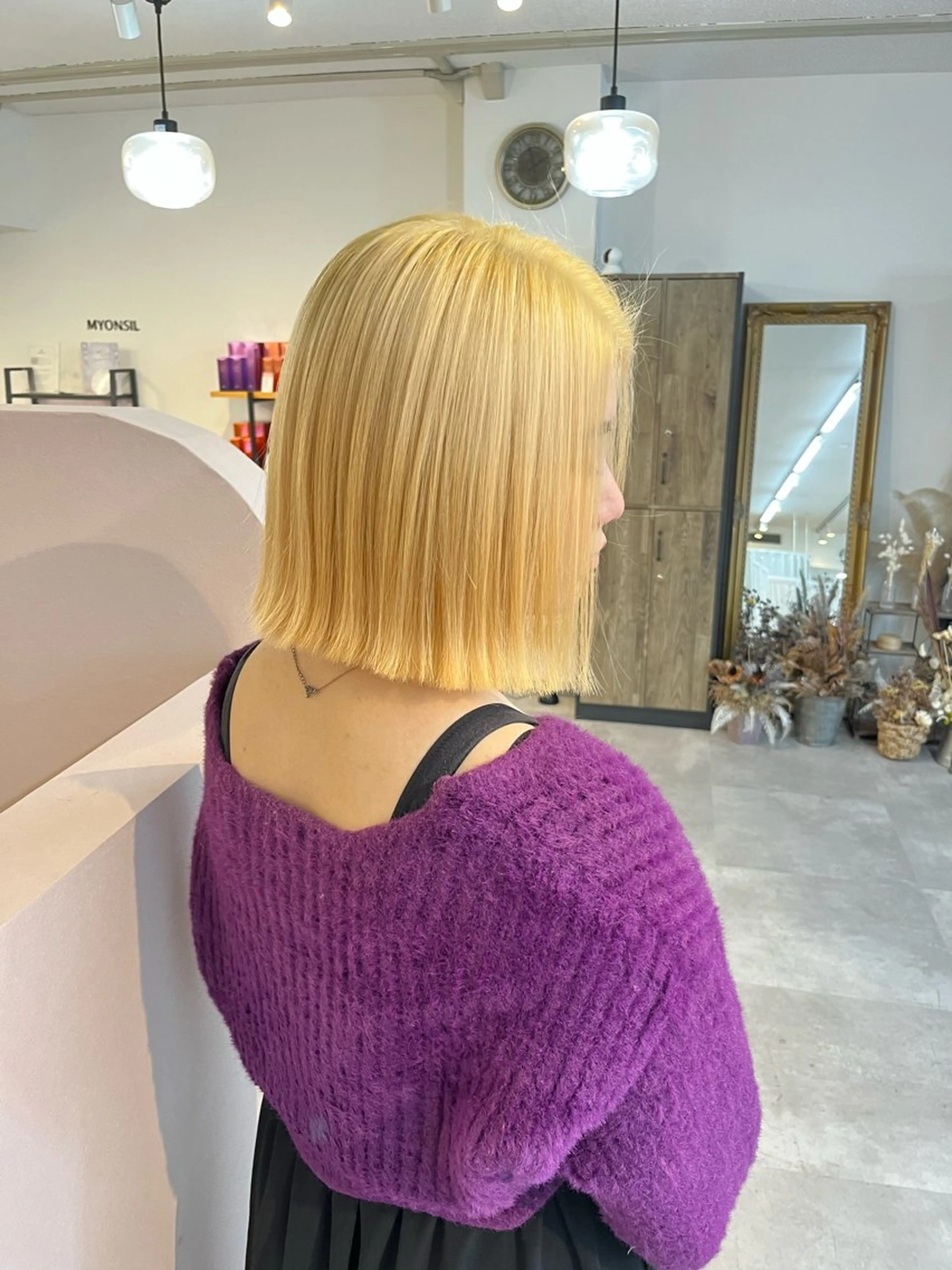 ミディアム ヘアカラー トリートメント 当日予約◎ risaのヘアスタイル
