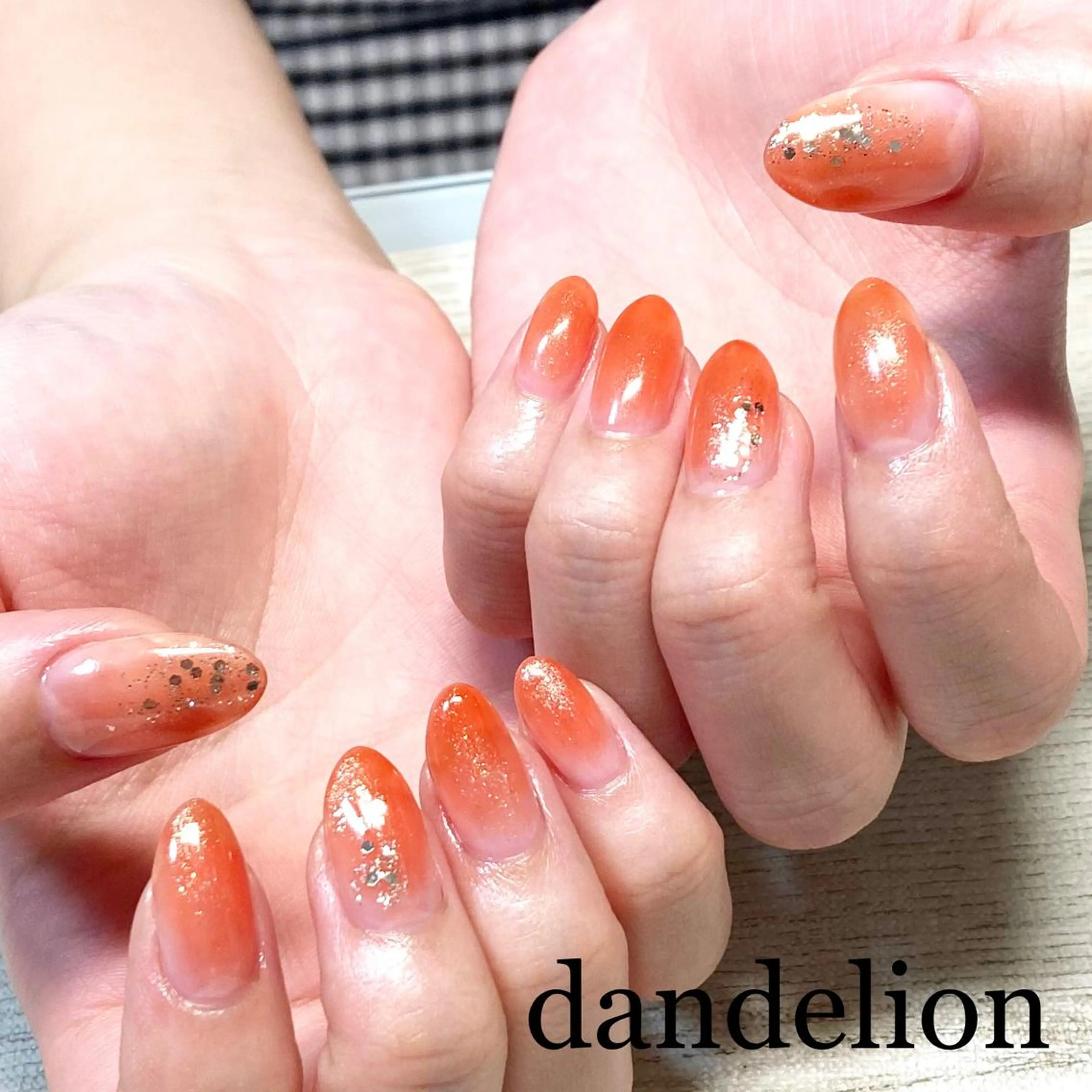 ネイル ハンドネイル ハンドケア dandelion ダンデライオンのネイルデザイン