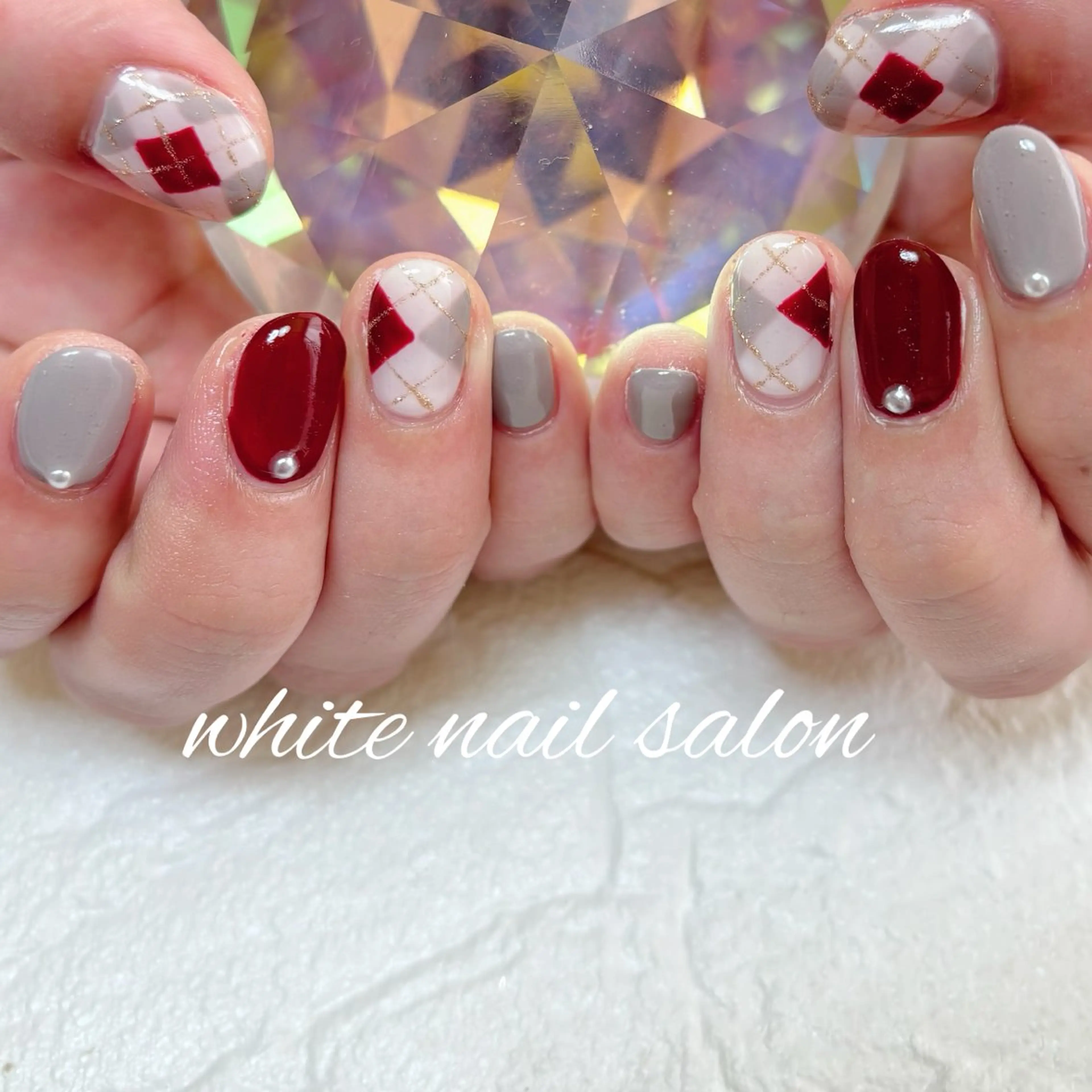 ネイル フットネイル ハンドネイル white nail salonのネイルデザイン