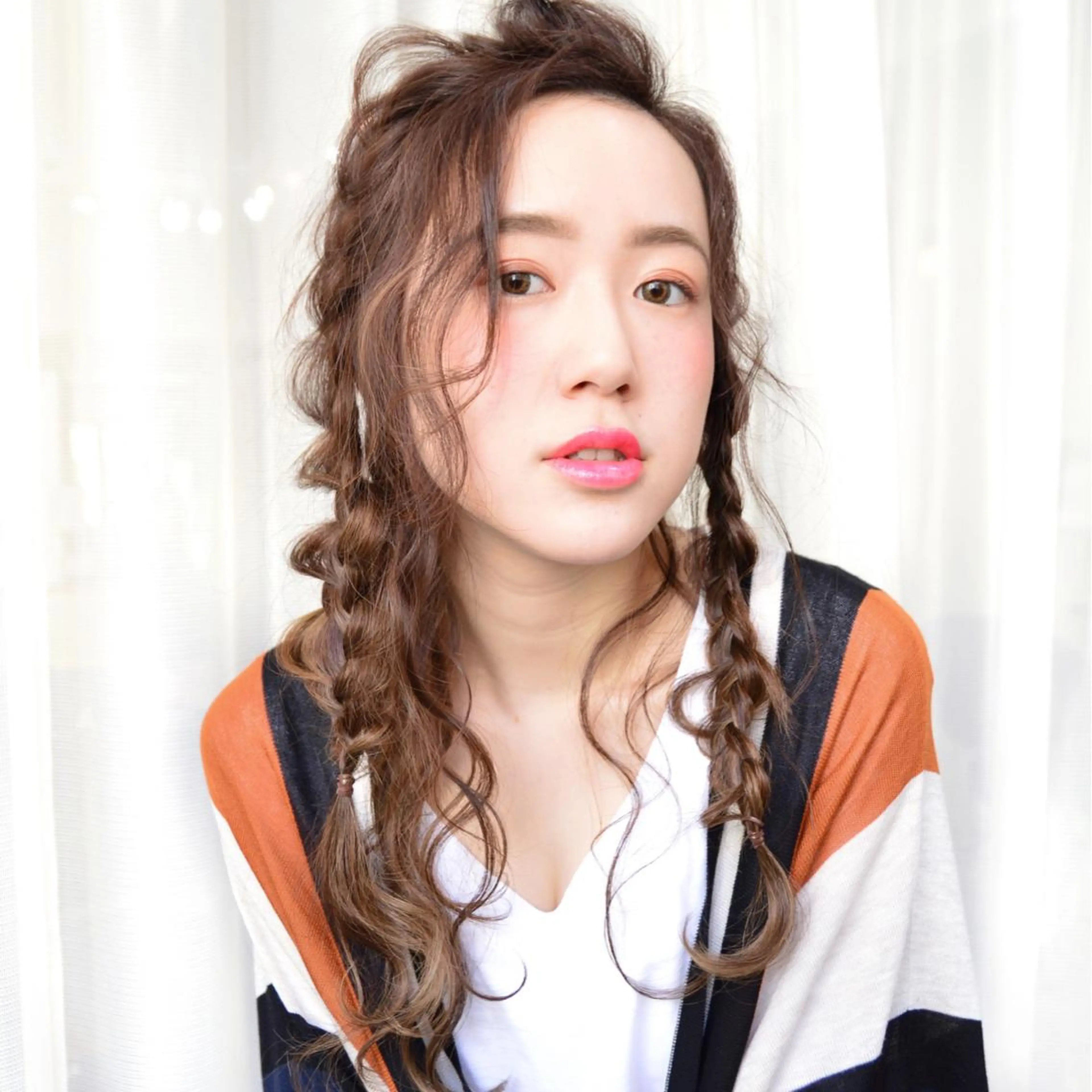 ロング カラー ヘアアレンジ 花井 啓好のヘアスタイル