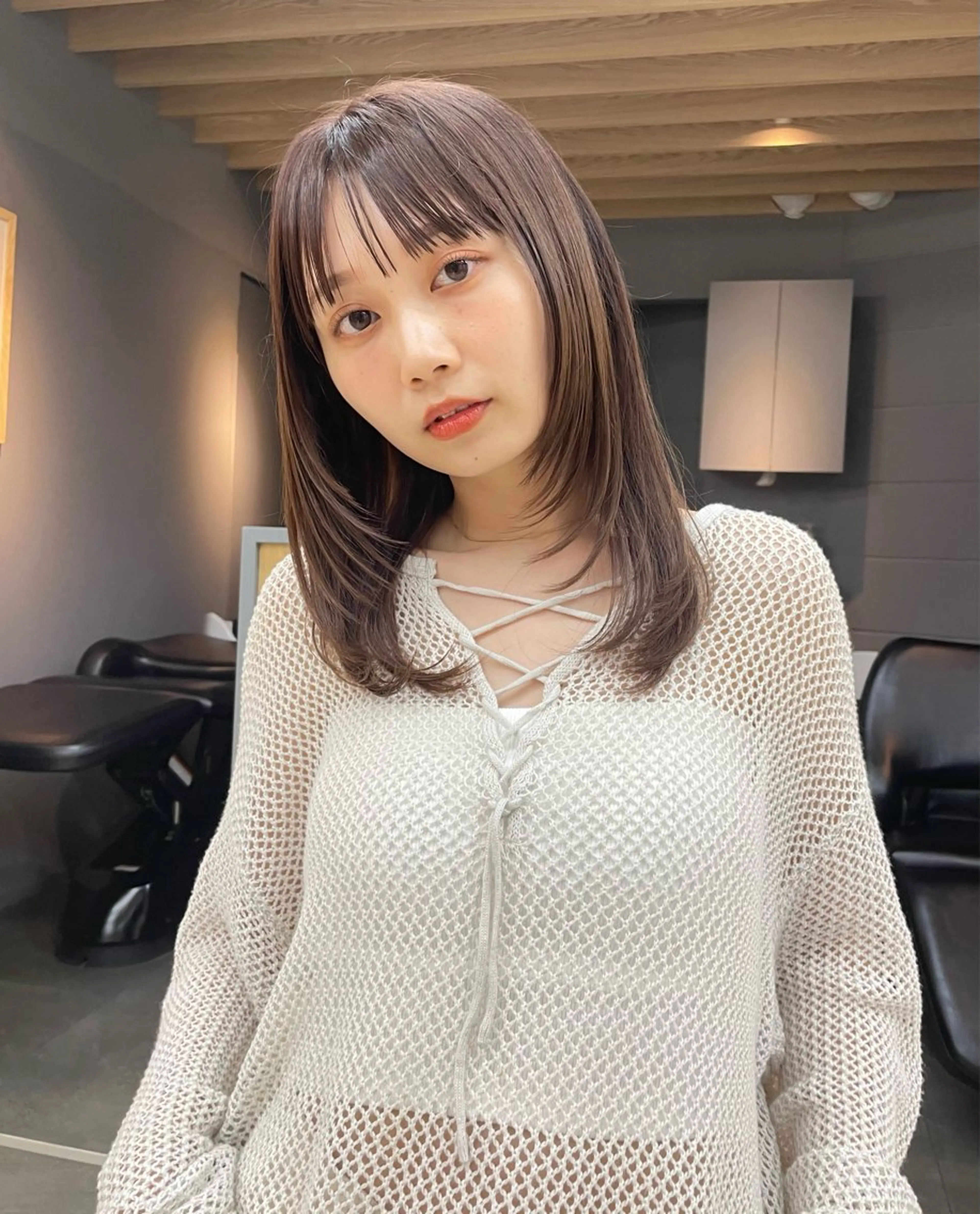 ✨前髪ストレート✨トリートメント付き🫧(前髪カットもご相談)の写真