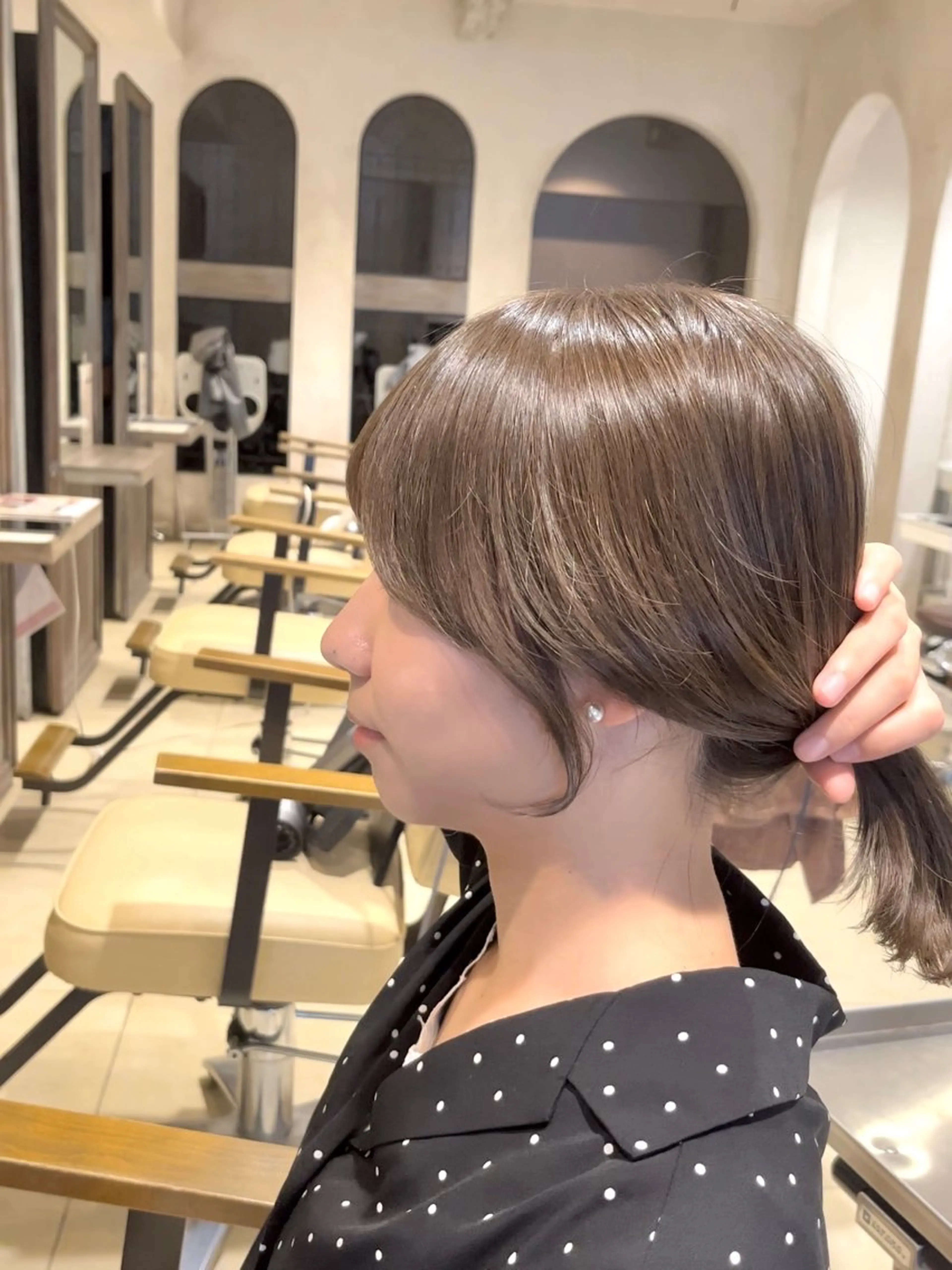 ミディアム カラー 高槻No.1🇰🇷 韓国ヘア　橋口陽太のヘアスタイル