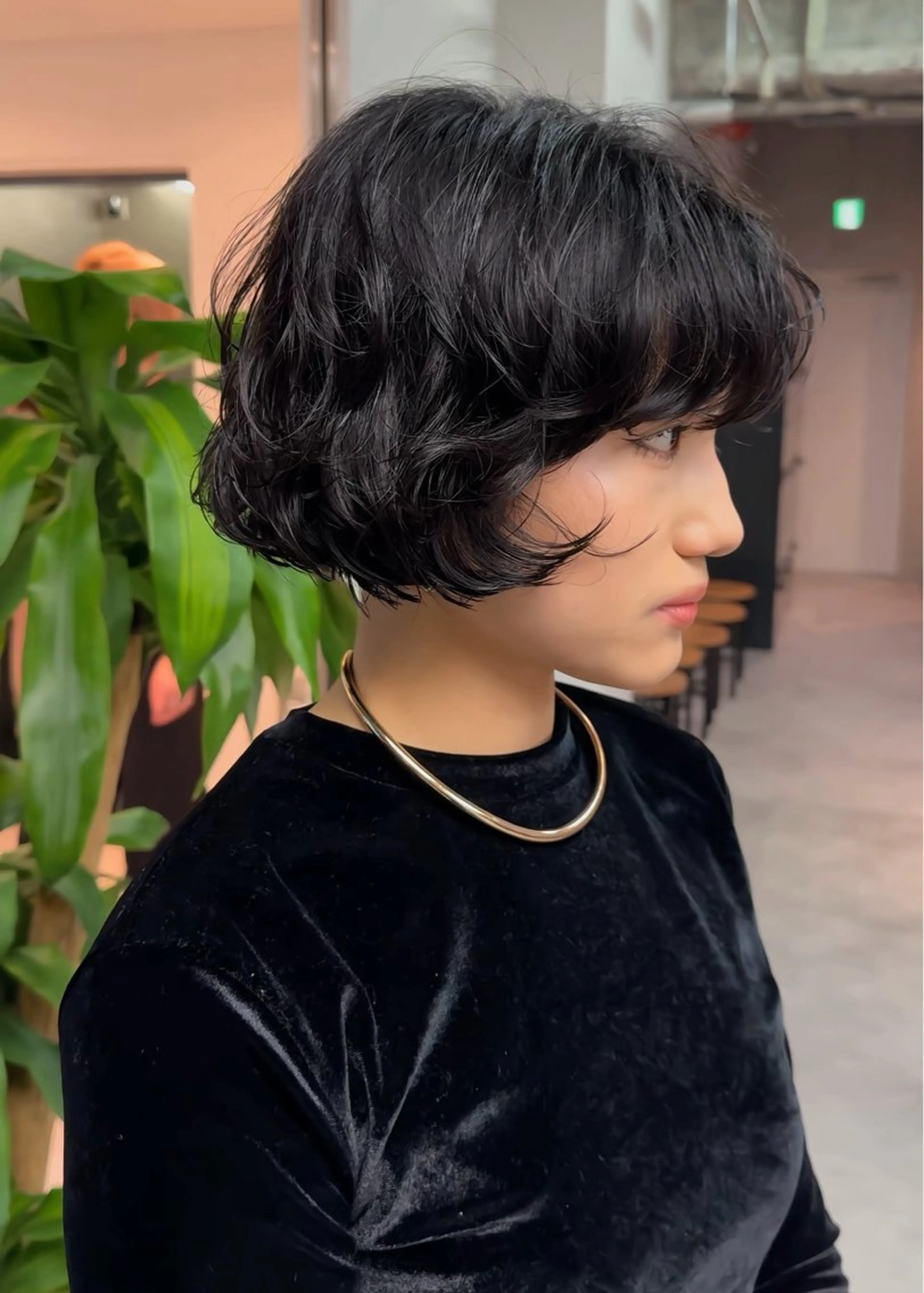 ショート パーマ 小田 晃瑛のヘアスタイル