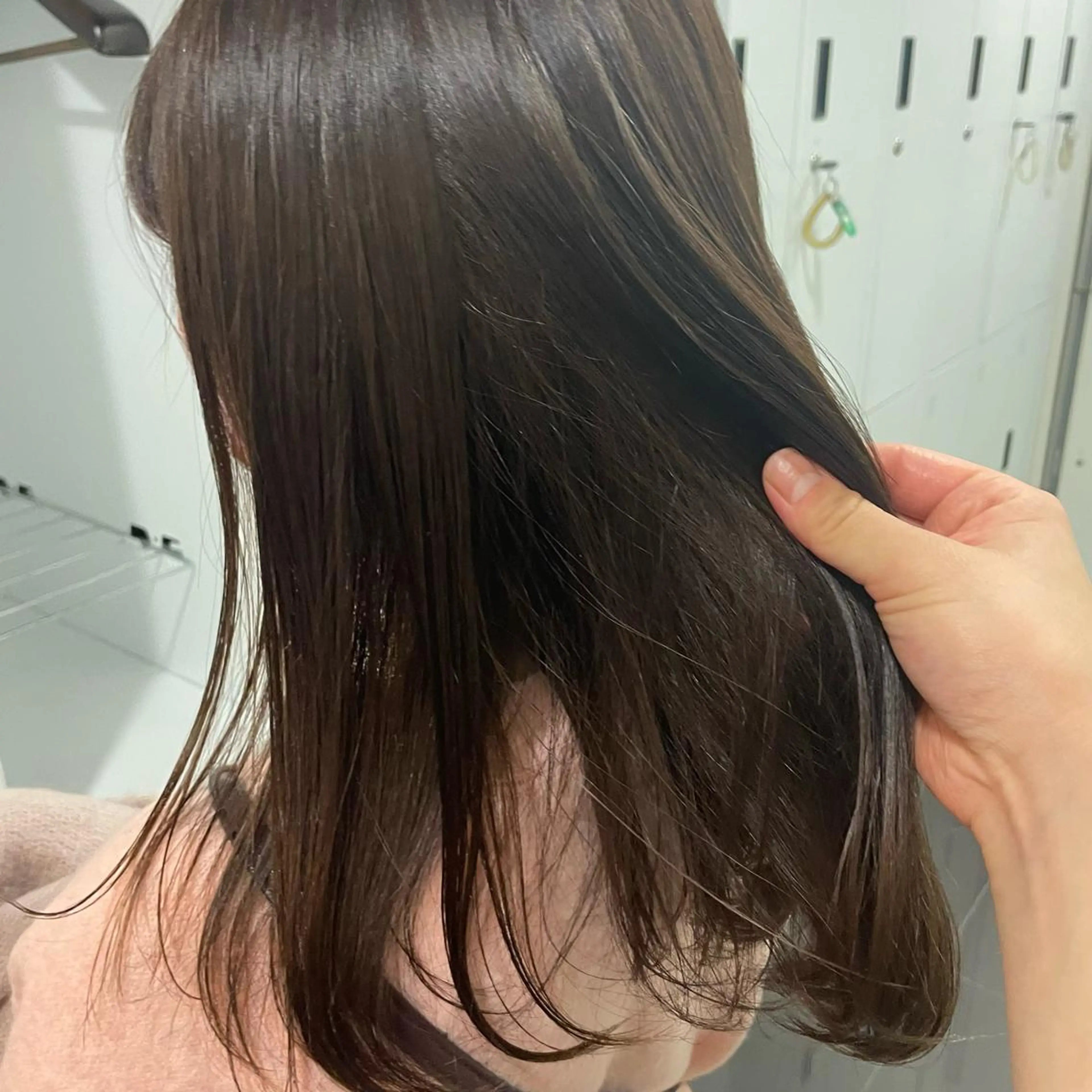 セミロング ボブ/透明感 カラー /風花のヘアスタイル