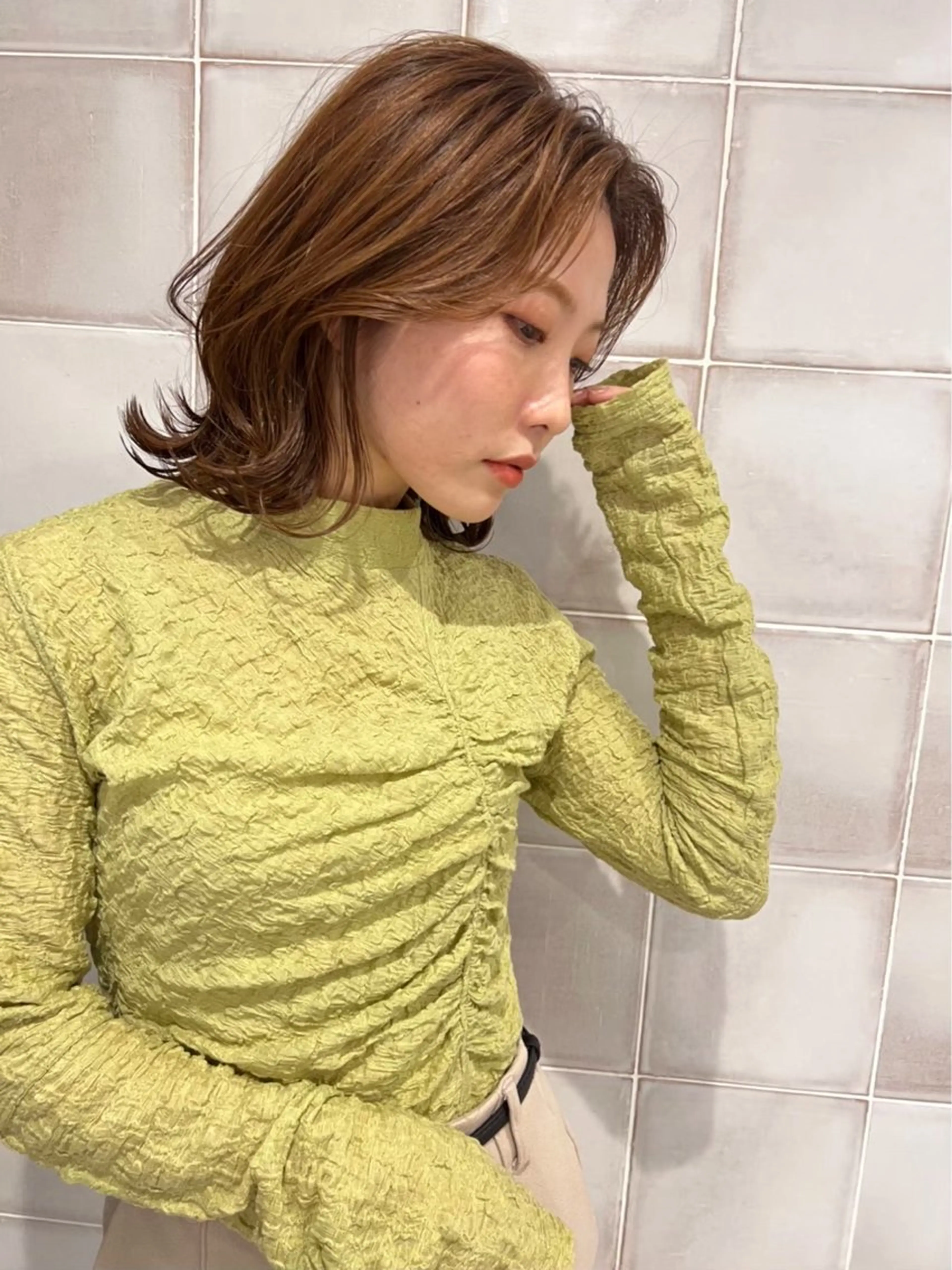 ミディアム 💫似合わせカット 💫かずはのヘアスタイル