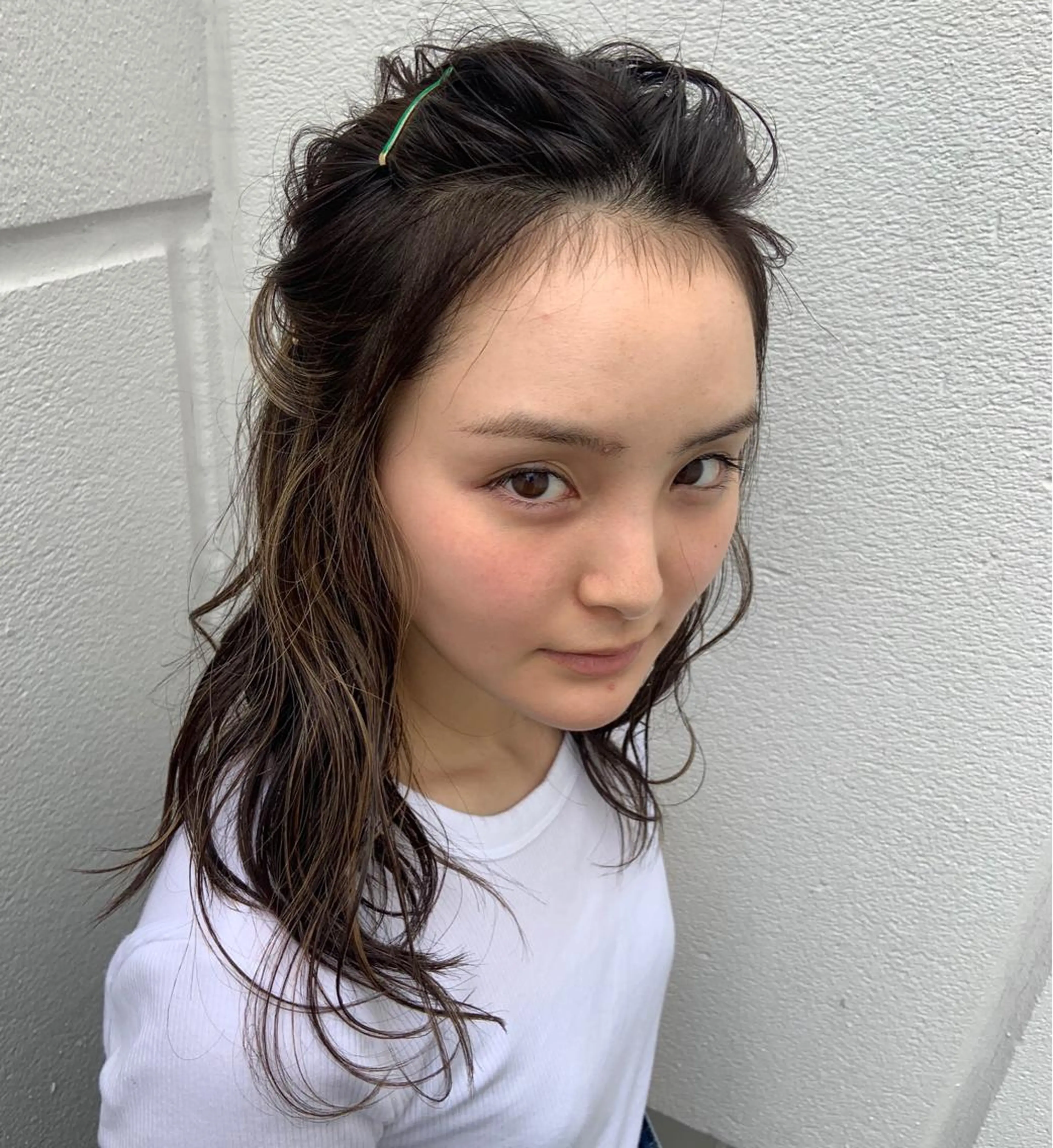 セミロング カラー 🤍透明感/韓国風 🤍サクラギヒトミのヘアスタイル