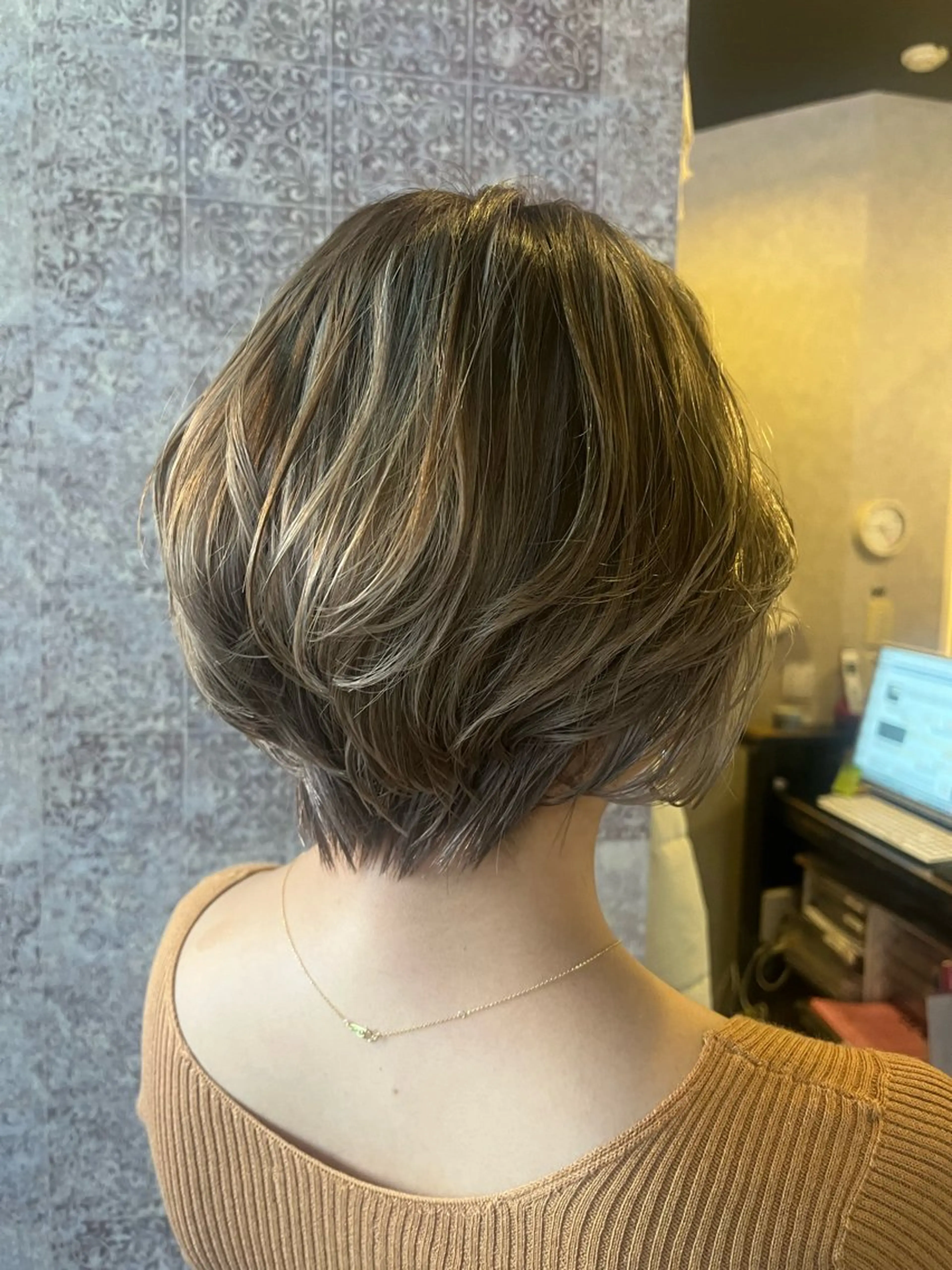 ショート ハイライト Makino🌷 牧野有花のヘアスタイル