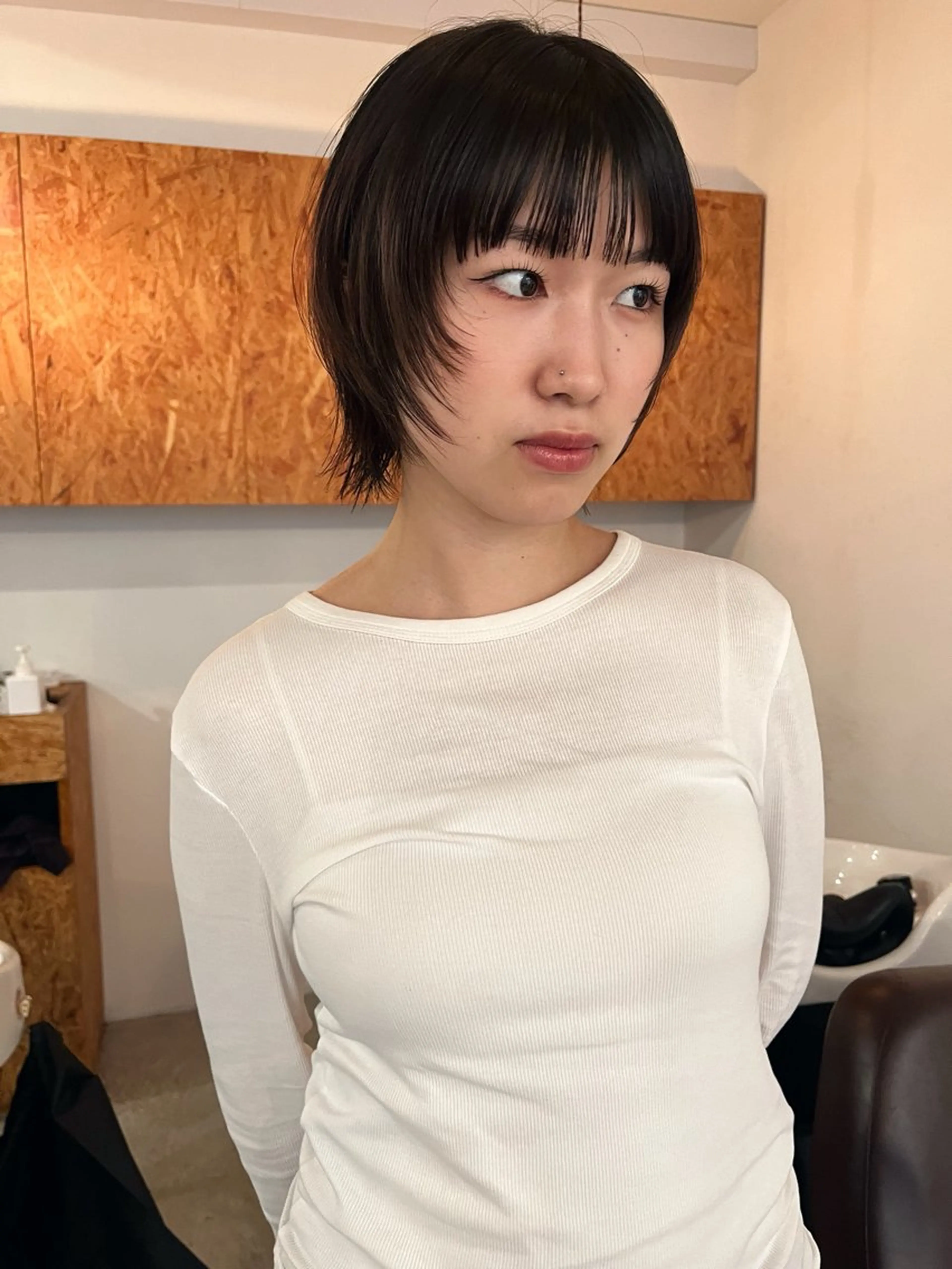 ショート 暖色/パーマ 🌼クニトウメイのヘアスタイル