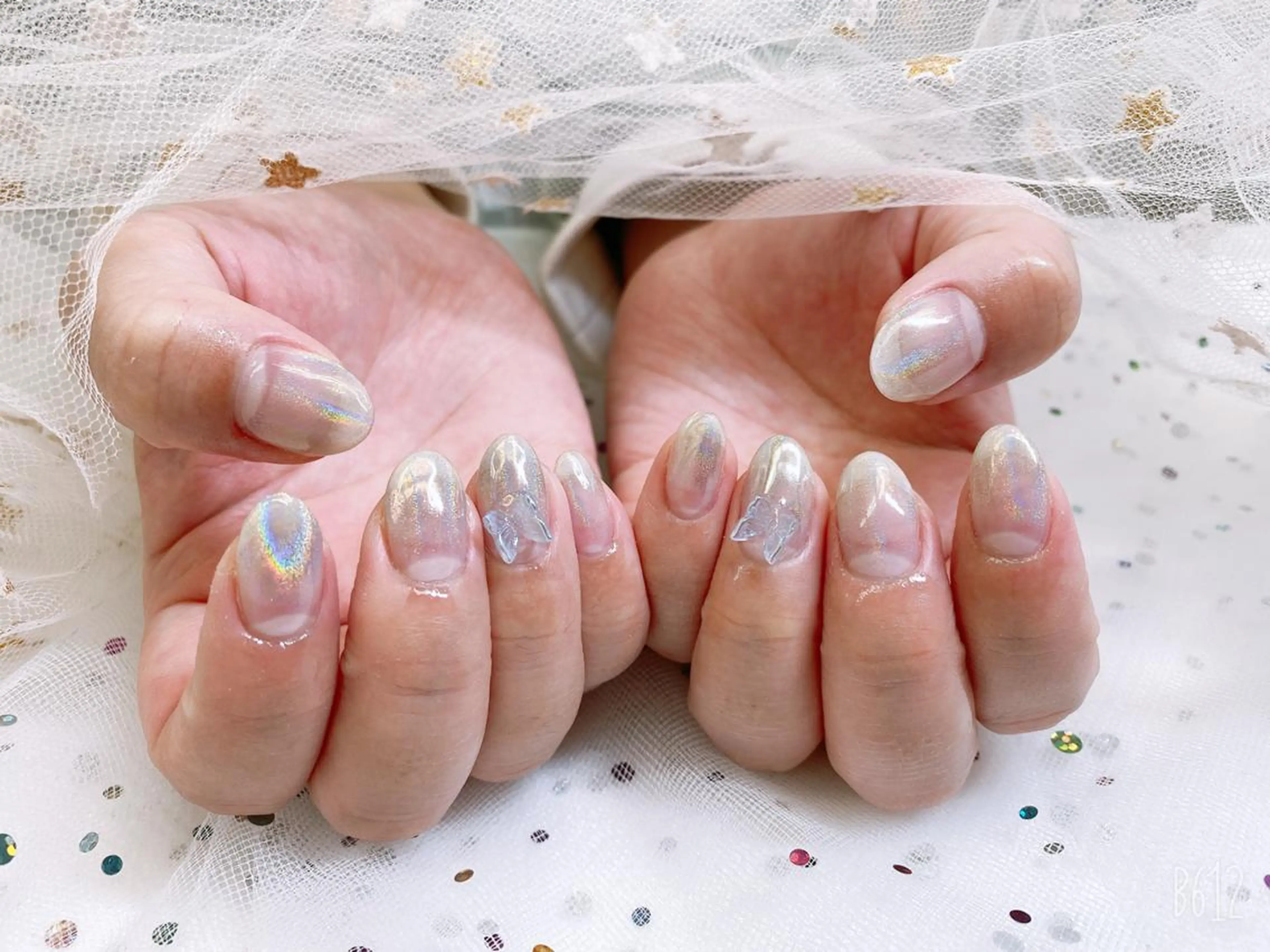 ネイル 🦋ネイルサロン ブラン🌈ゆりのネイルデザイン