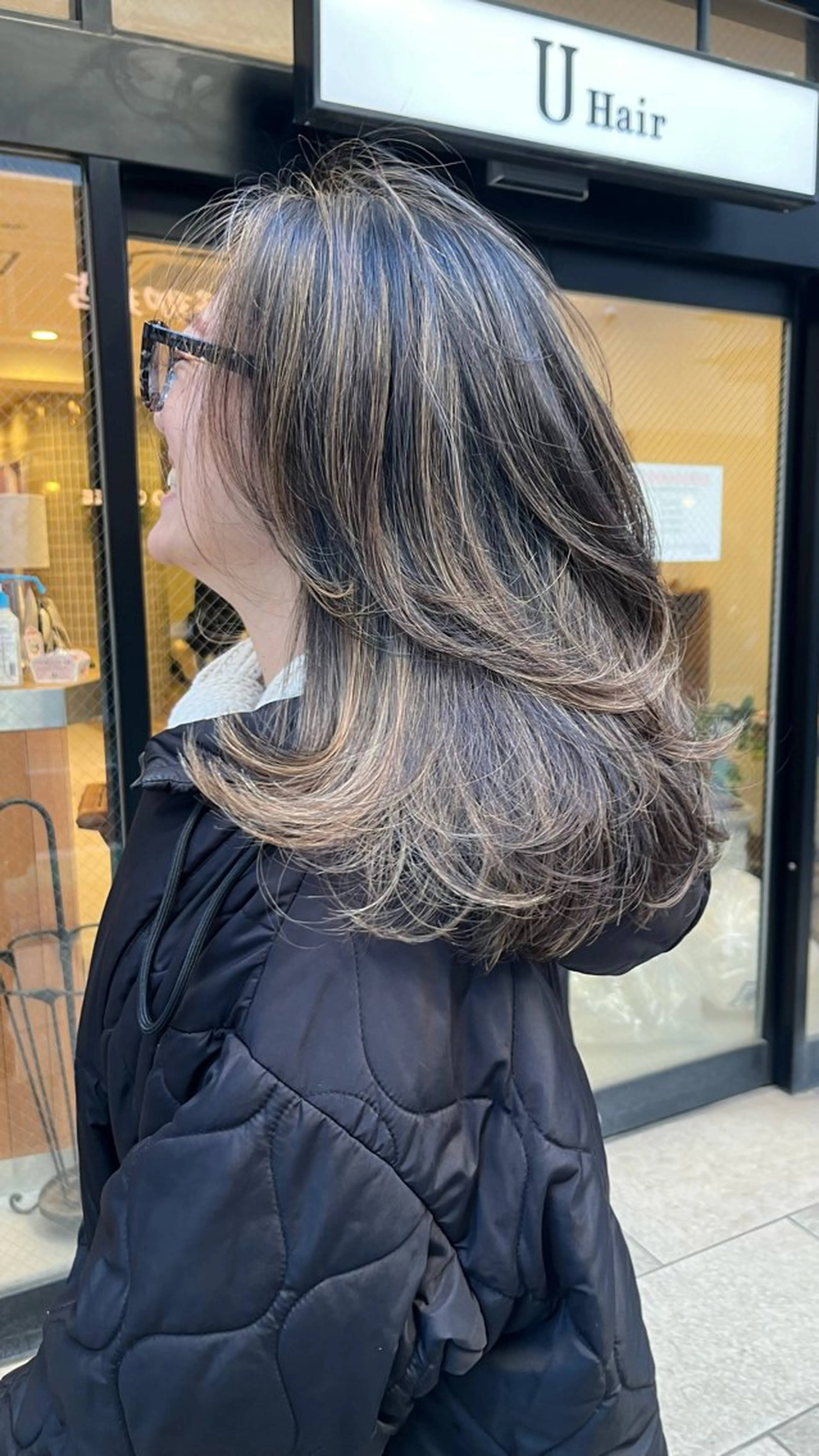 ロング カラー 浅井 理恵のヘアスタイル
