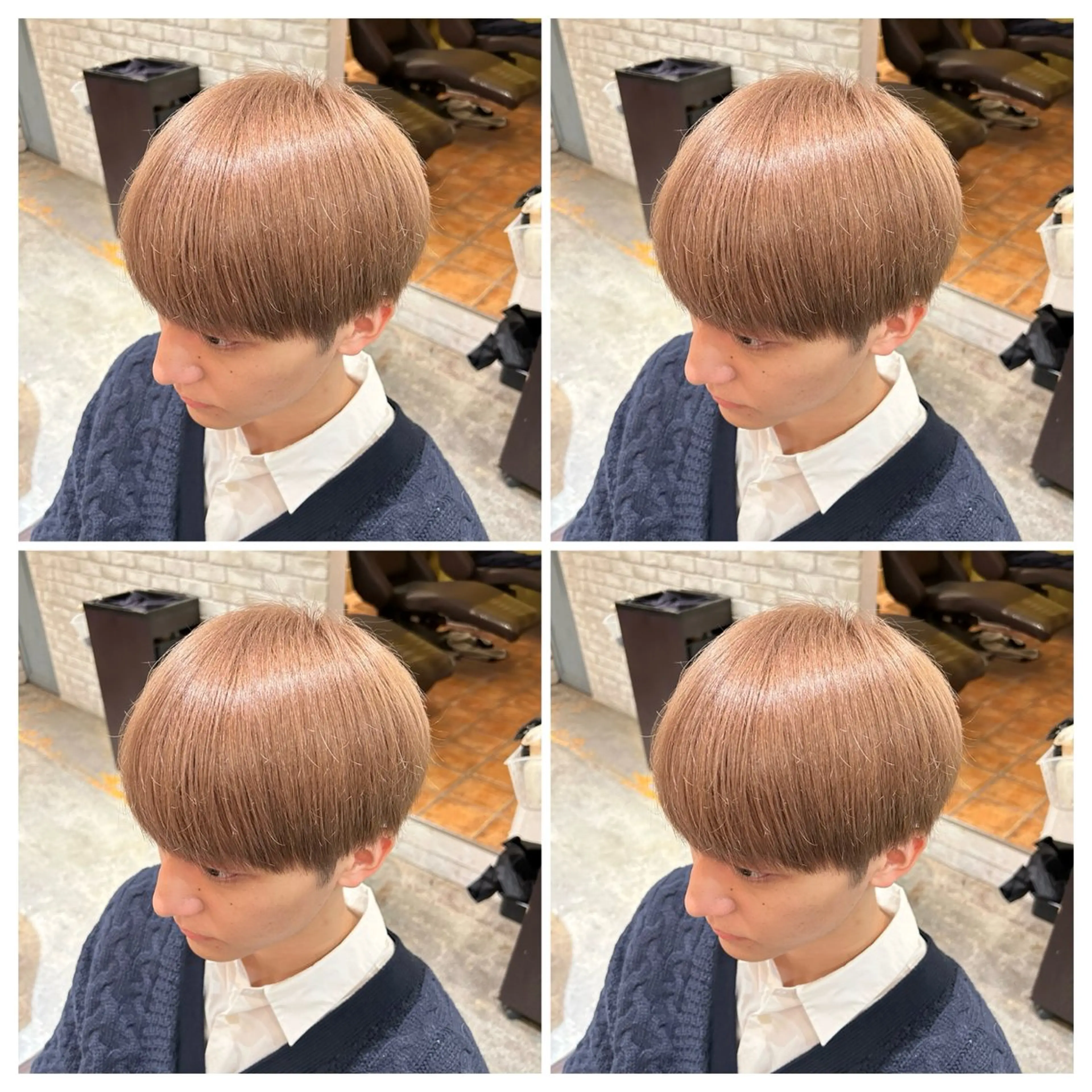 メンズ 店長✨髪質改善✖️ 透明感カラー／純大のヘアスタイル