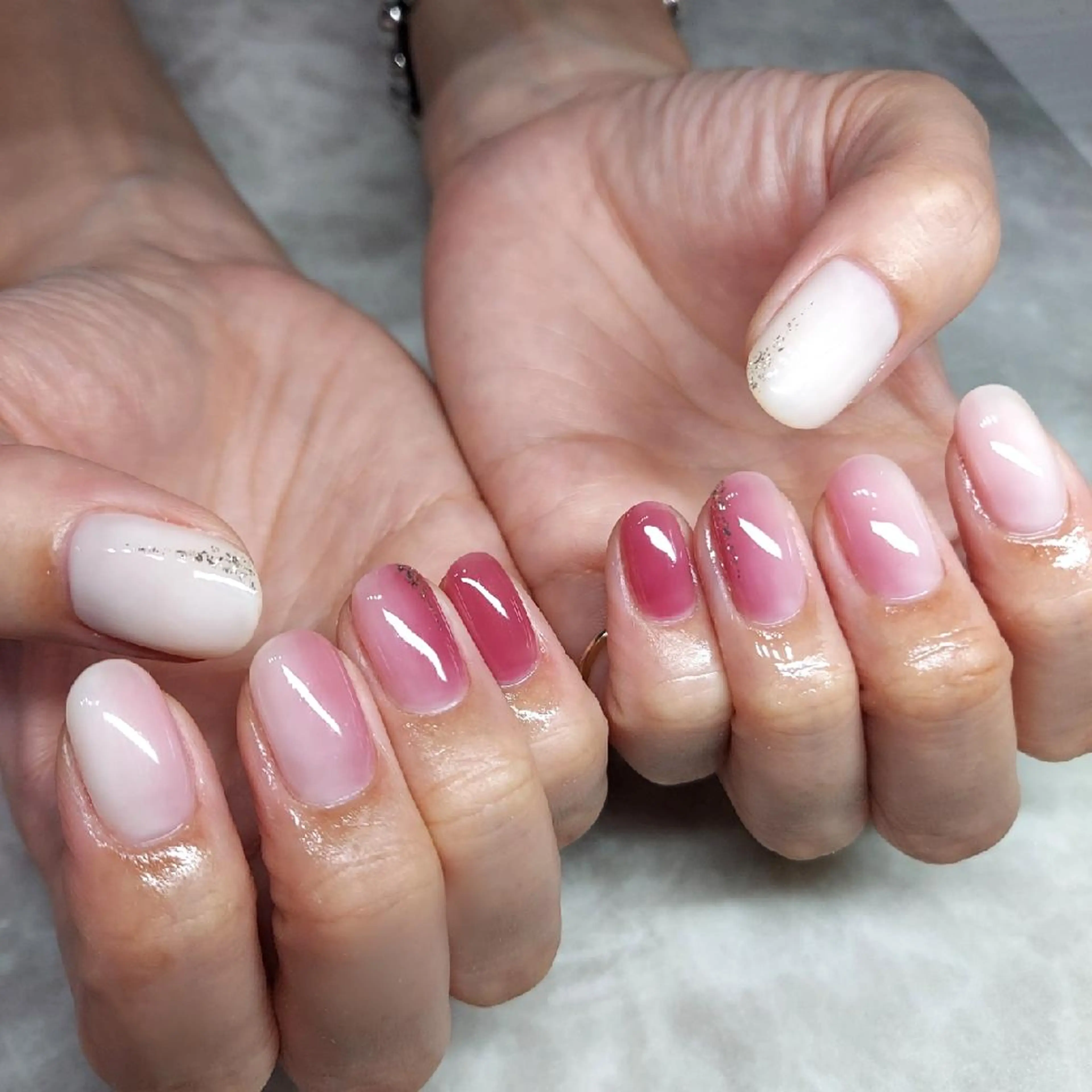 ネイル フラワーネイル マグネットネイル ミラーネイル ニュアンスネイル ハンドネイル 栗東駅 徒歩10分 ネイルサロン ディアのネイルデザイン