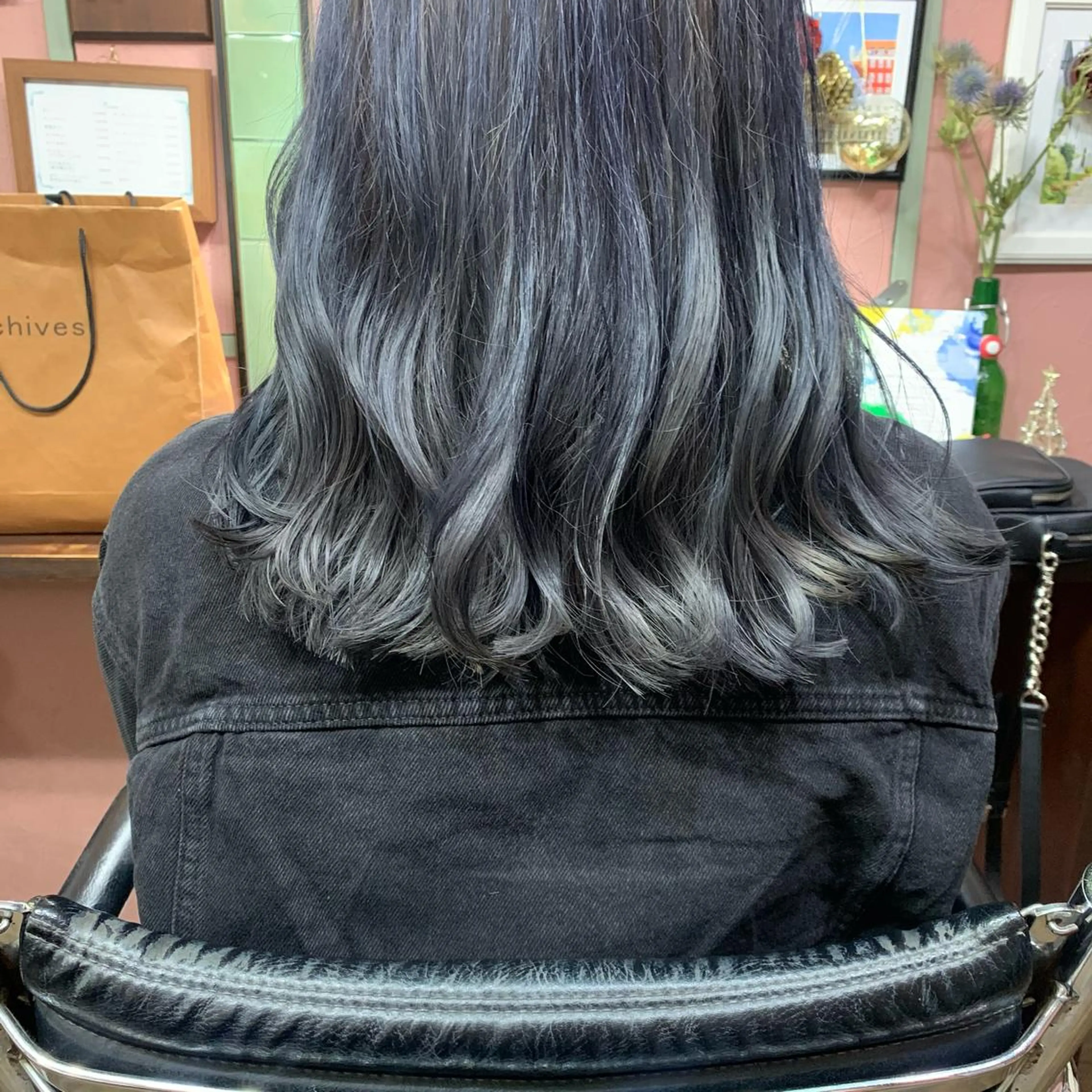 セミロング カラー chouette/ 根本優希のヘアスタイル