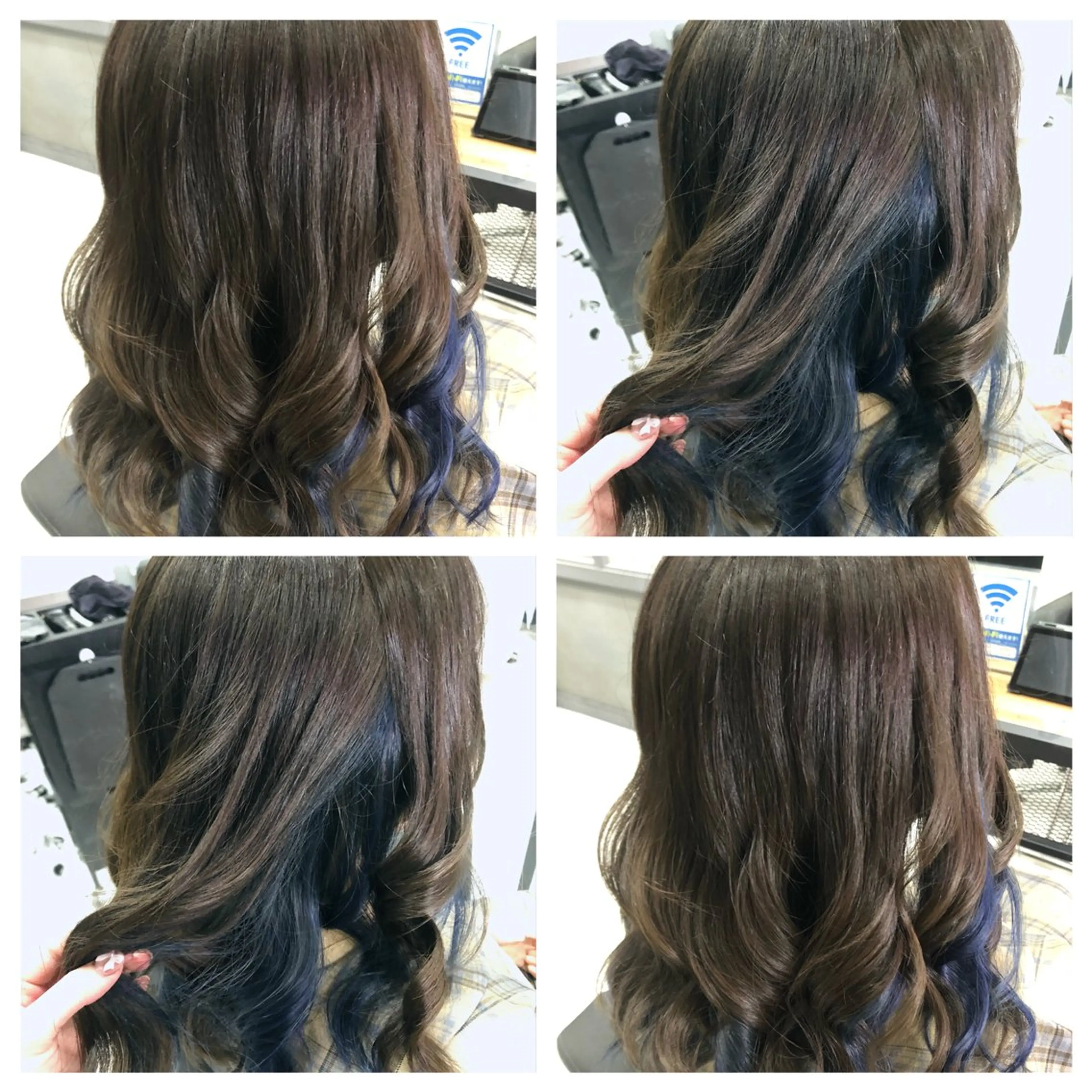 ミディアム カラー ヘアアレンジ インナーカラー 🎀推し活ヘアー🎀 Yuuna🐰💖のヘアスタイル