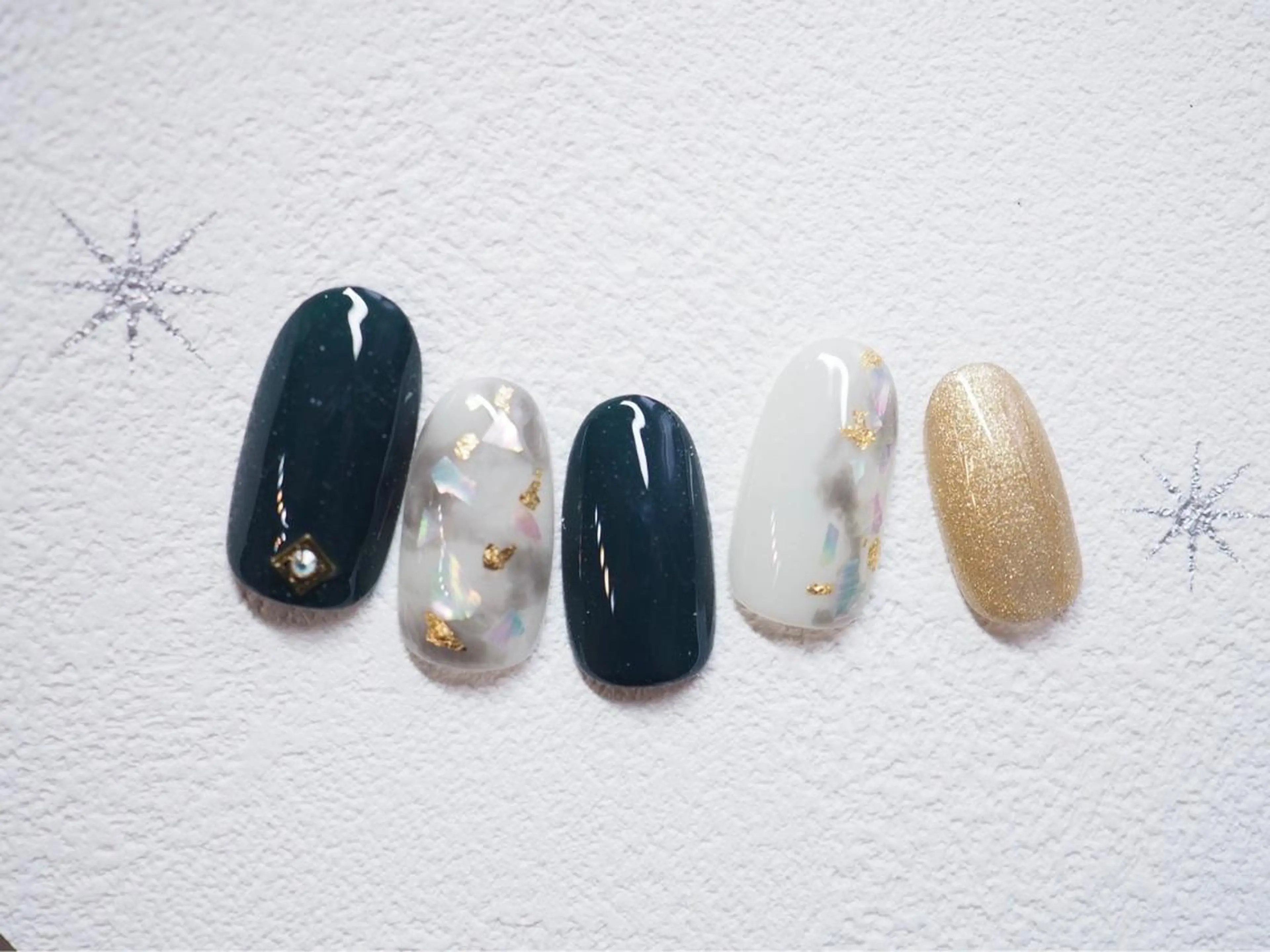 ネイル ハンドネイル トップネイリスト Ribbon立川店のネイルデザイン