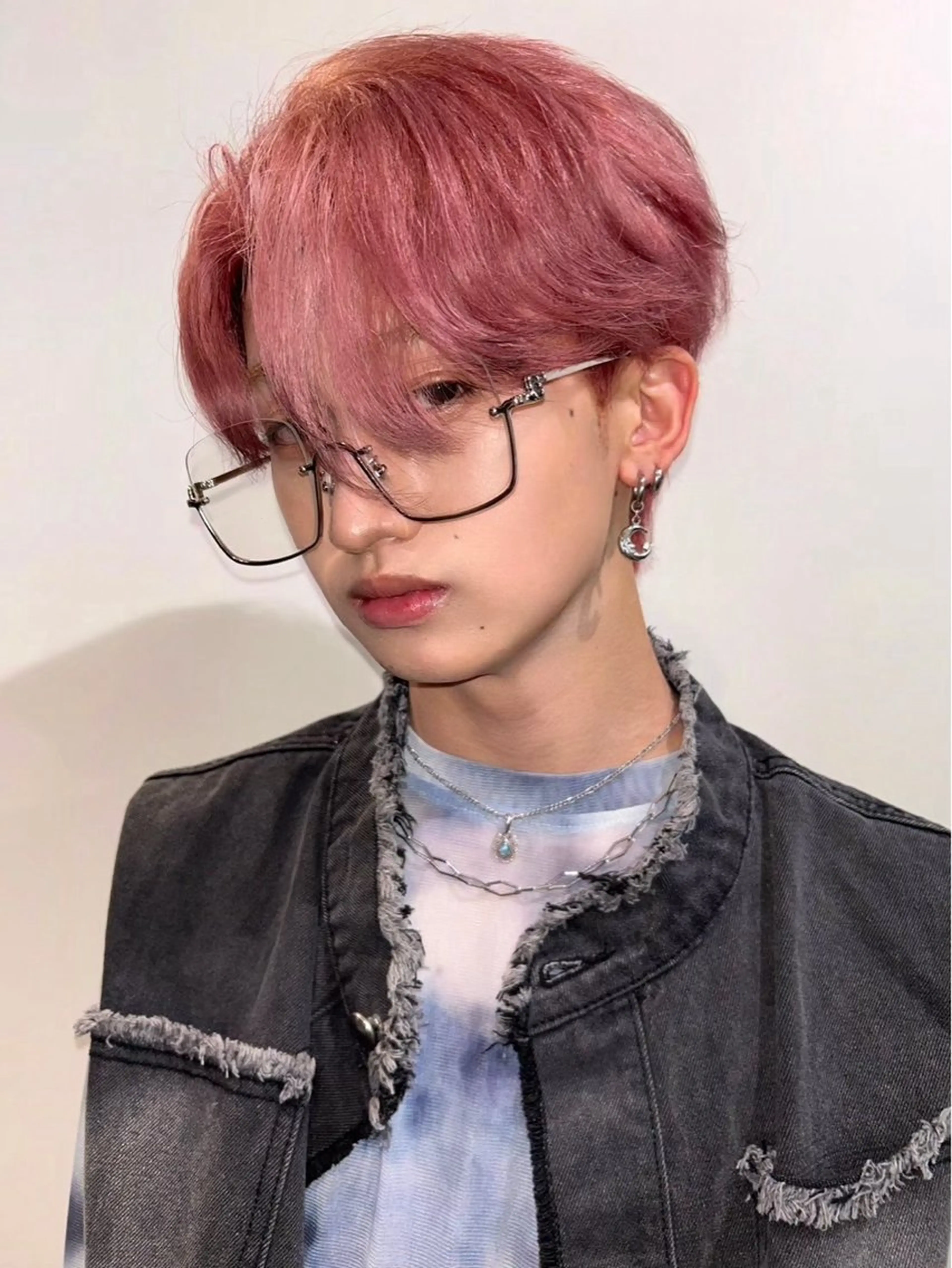 ロング カラー メンズ メンズブリーチ メンズハイトーン メンズインナーカラー メンズ韓国風 ブリーチ ユウ✩.*˚/メンズ 特化/シャドウパーマのヘアスタイル