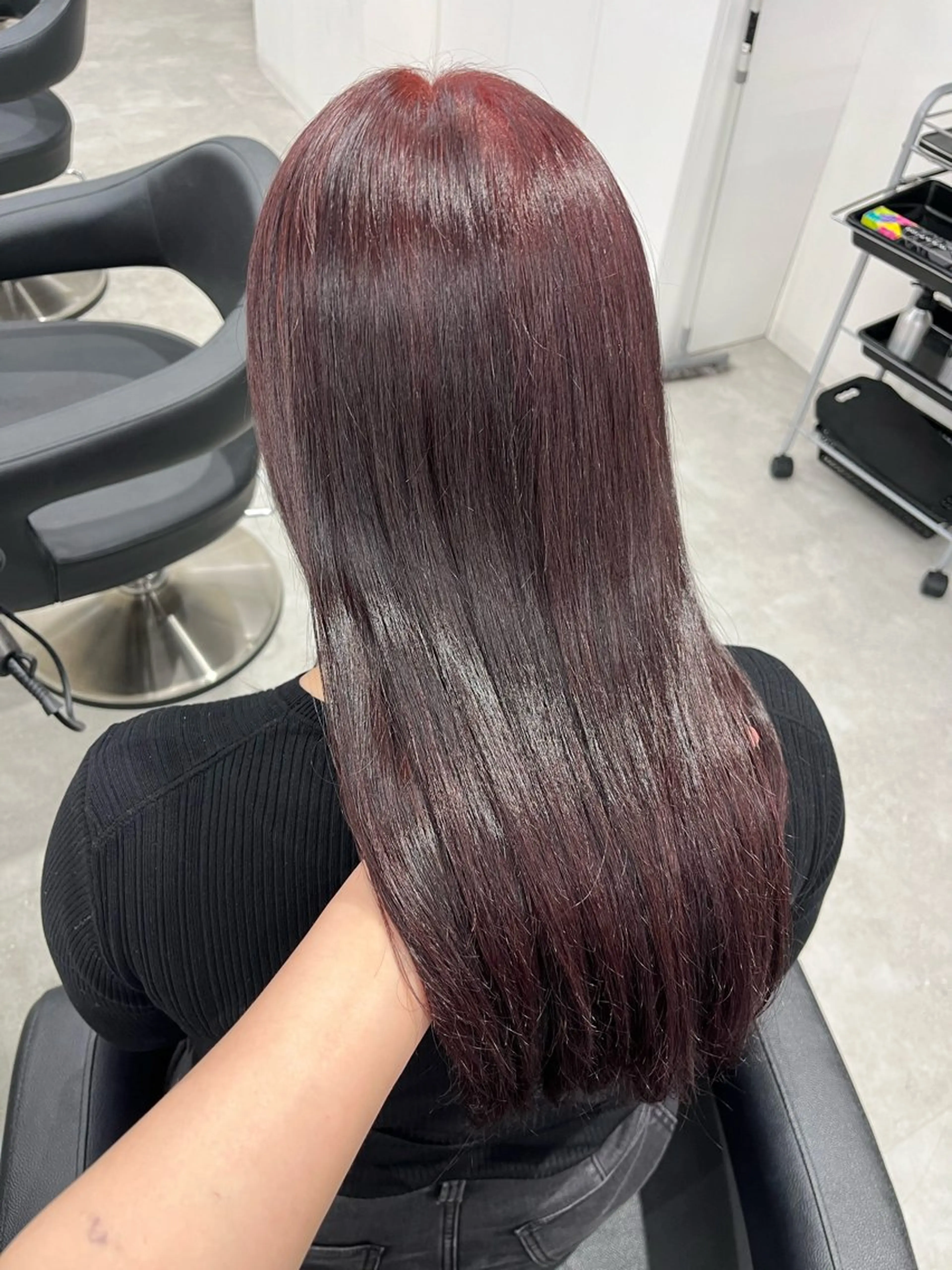 ロング カラー みう/仙台/暖色/ 艶髪/顔周りカット/のヘアスタイル