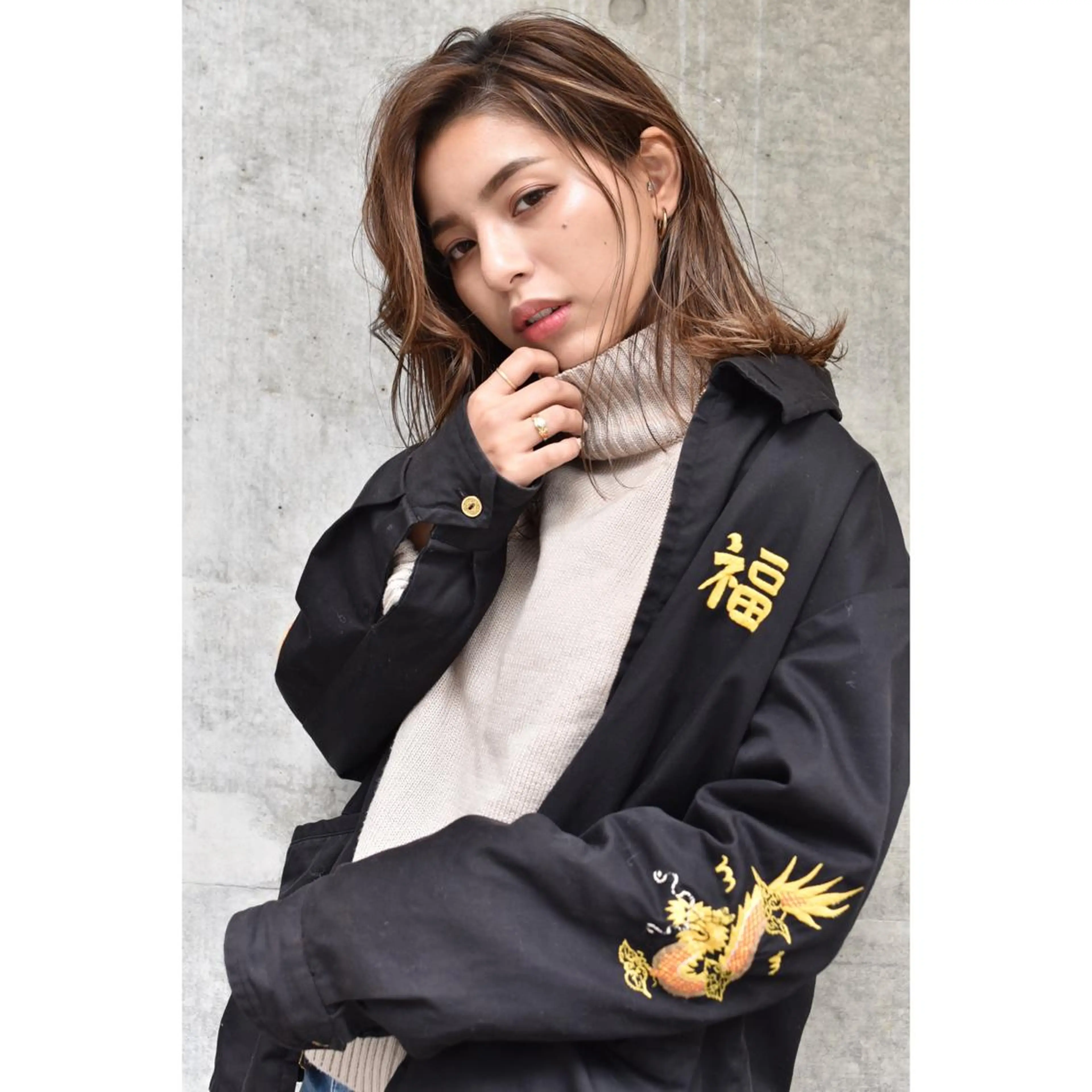 ミディアム カラー パーマ メンズ カット ヘアカラー トリートメント 高評価/パーマ平塚 章悟【tetsu】のヘアスタイル