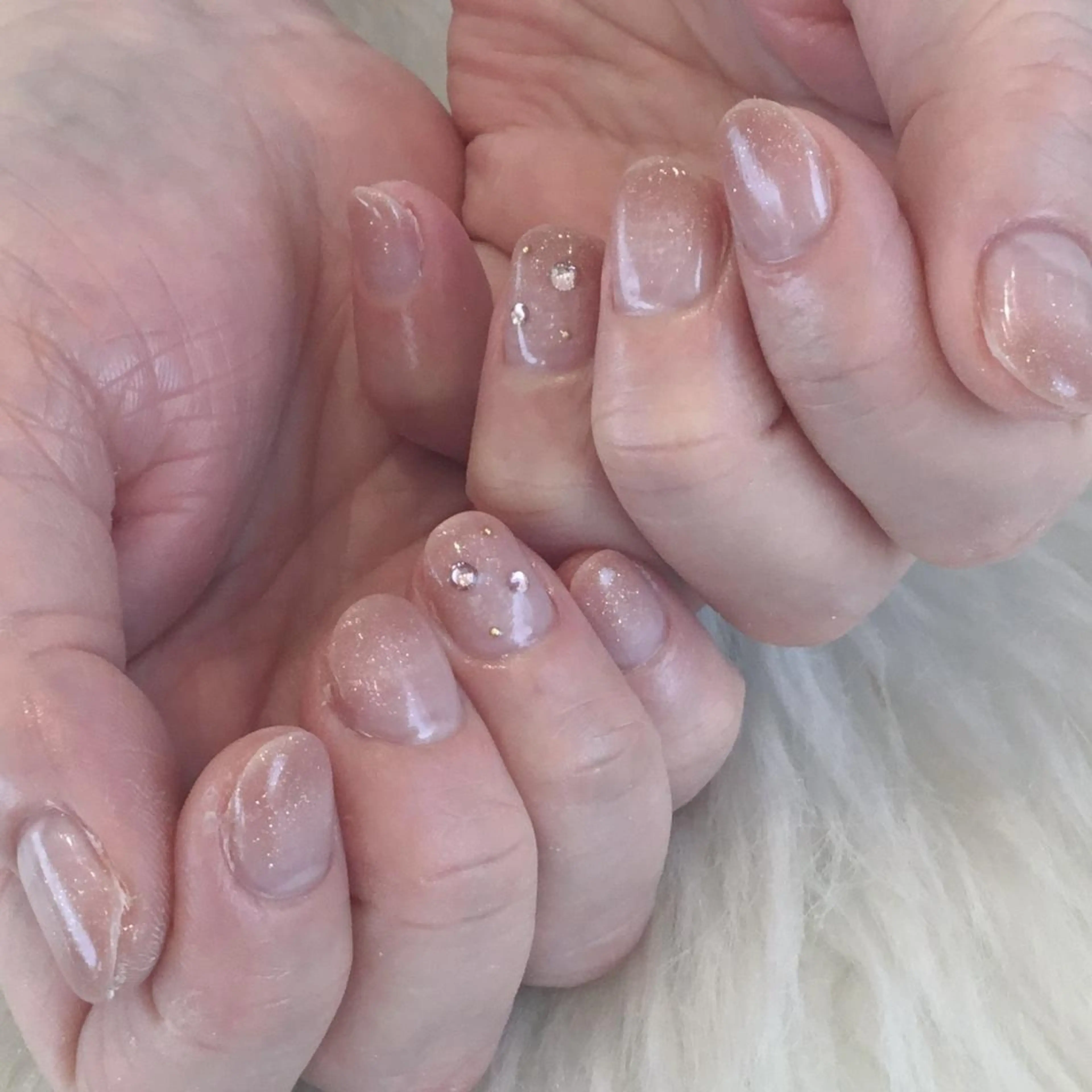 ネイル シンプルネイル ハンドネイル Kanai Harukaのネイルデザイン