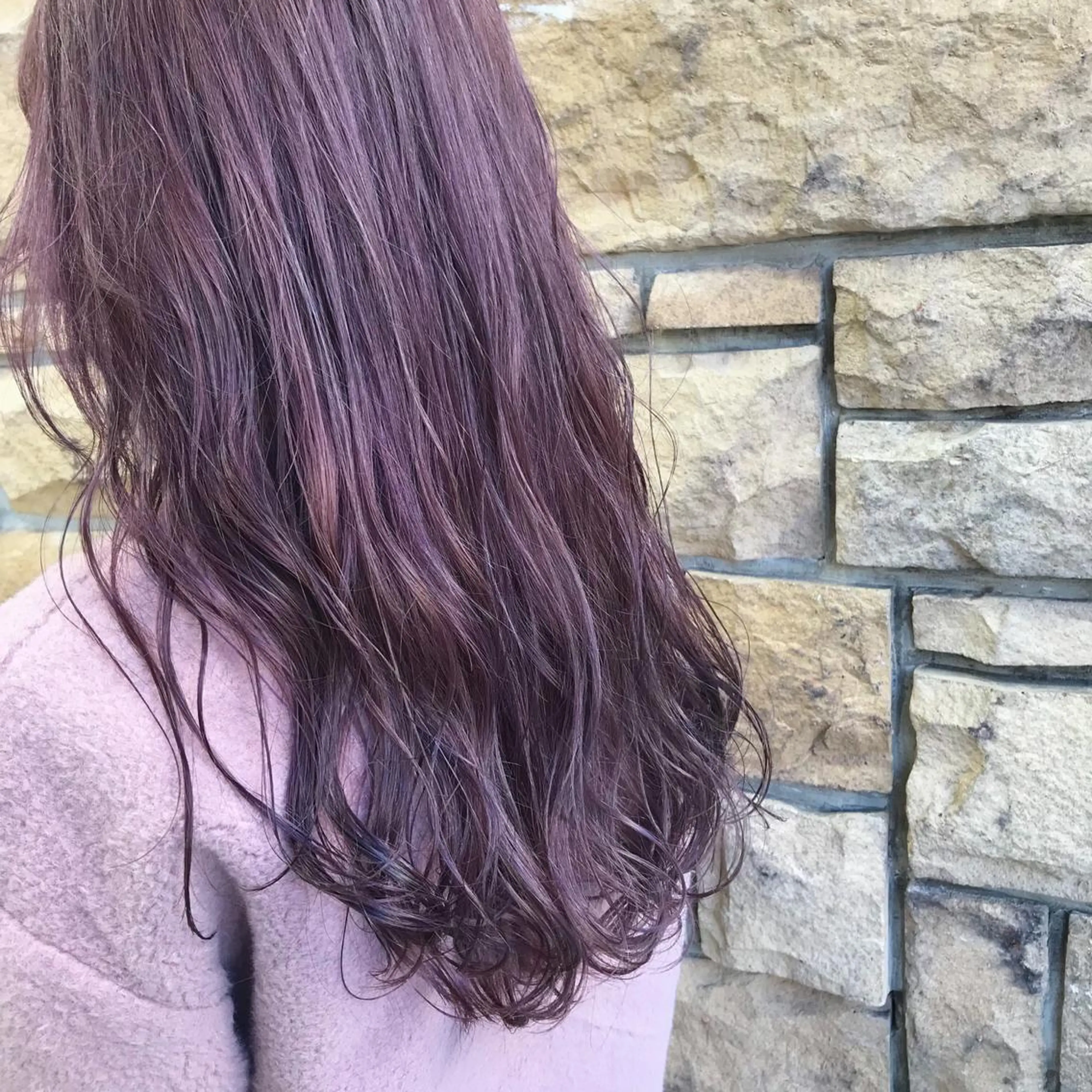 ロング カラー AMI ウルフパーマ/メンズのヘアスタイル