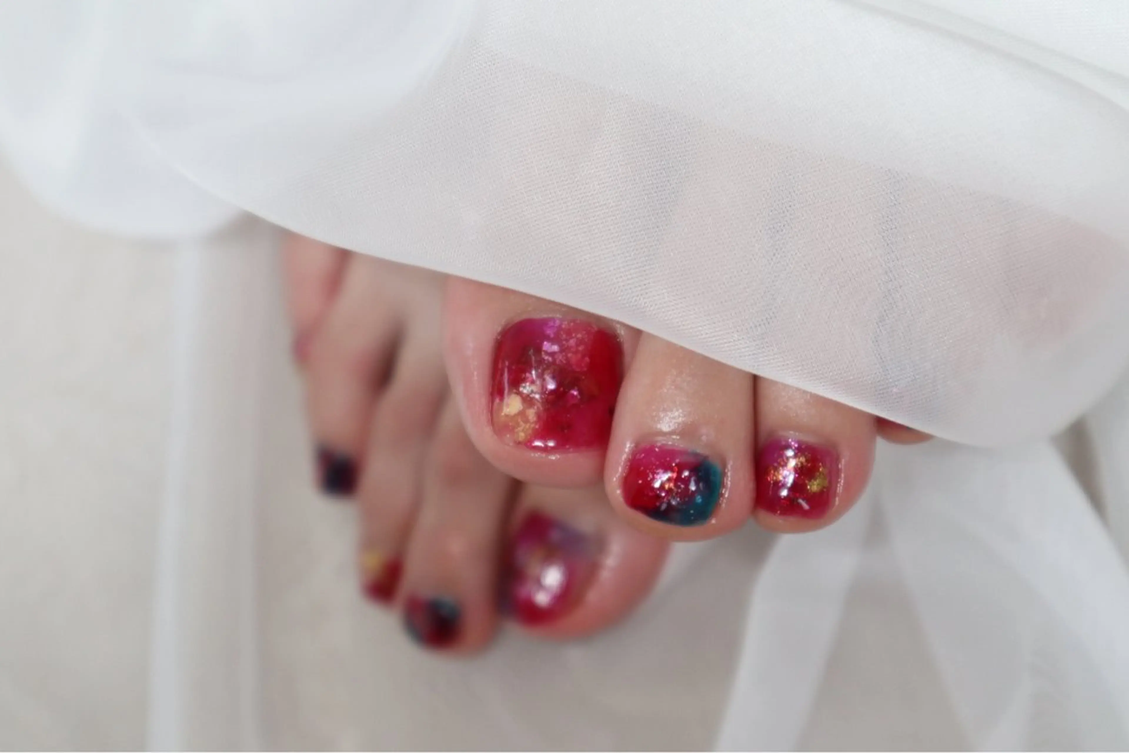 ネイル ジェルネイル ラメ(グリッター) ナツ komachiのネイルデザイン