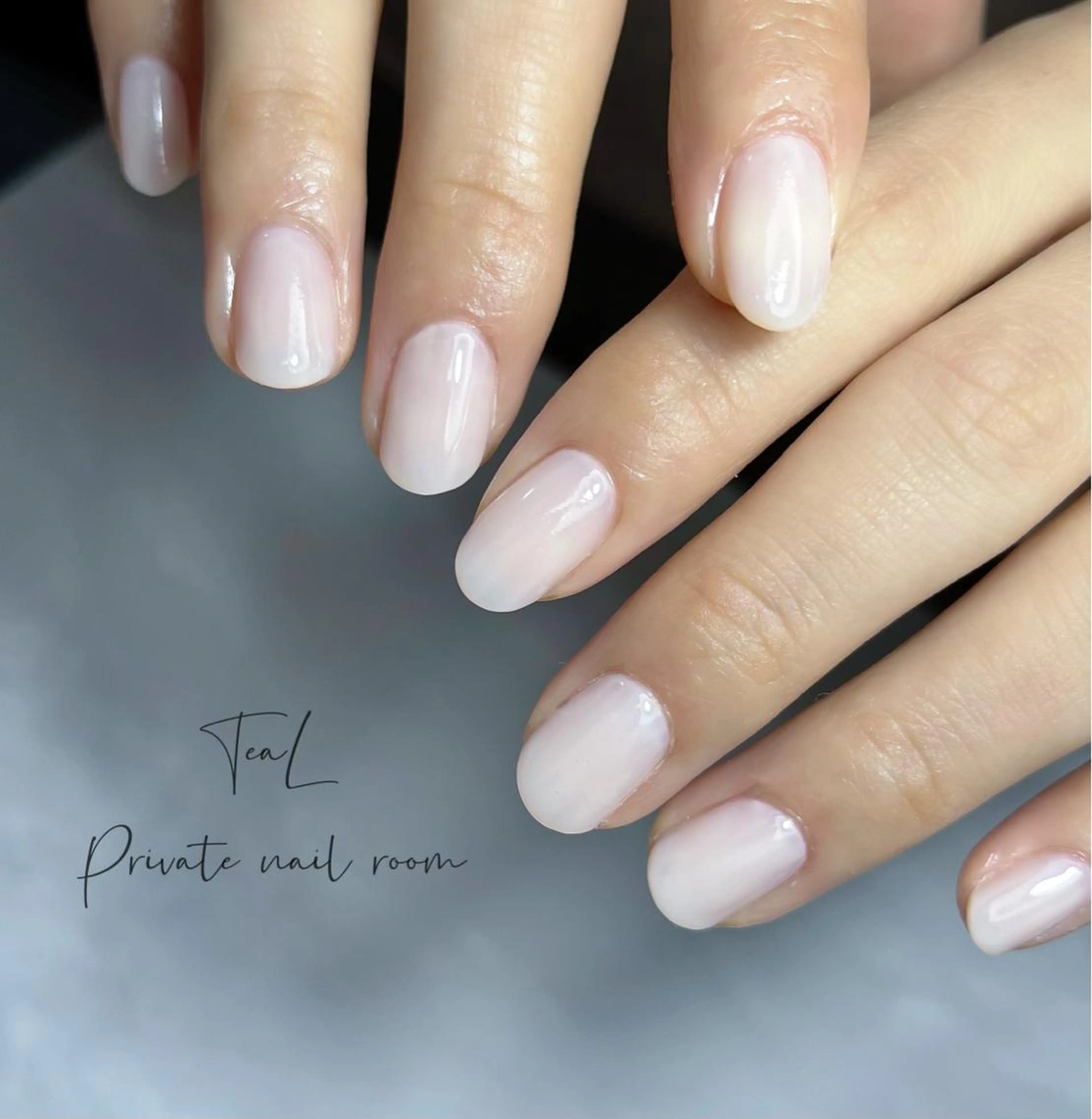 ネイル ワンカラーネイル シンプルネイル TeaL nailのネイルデザイン