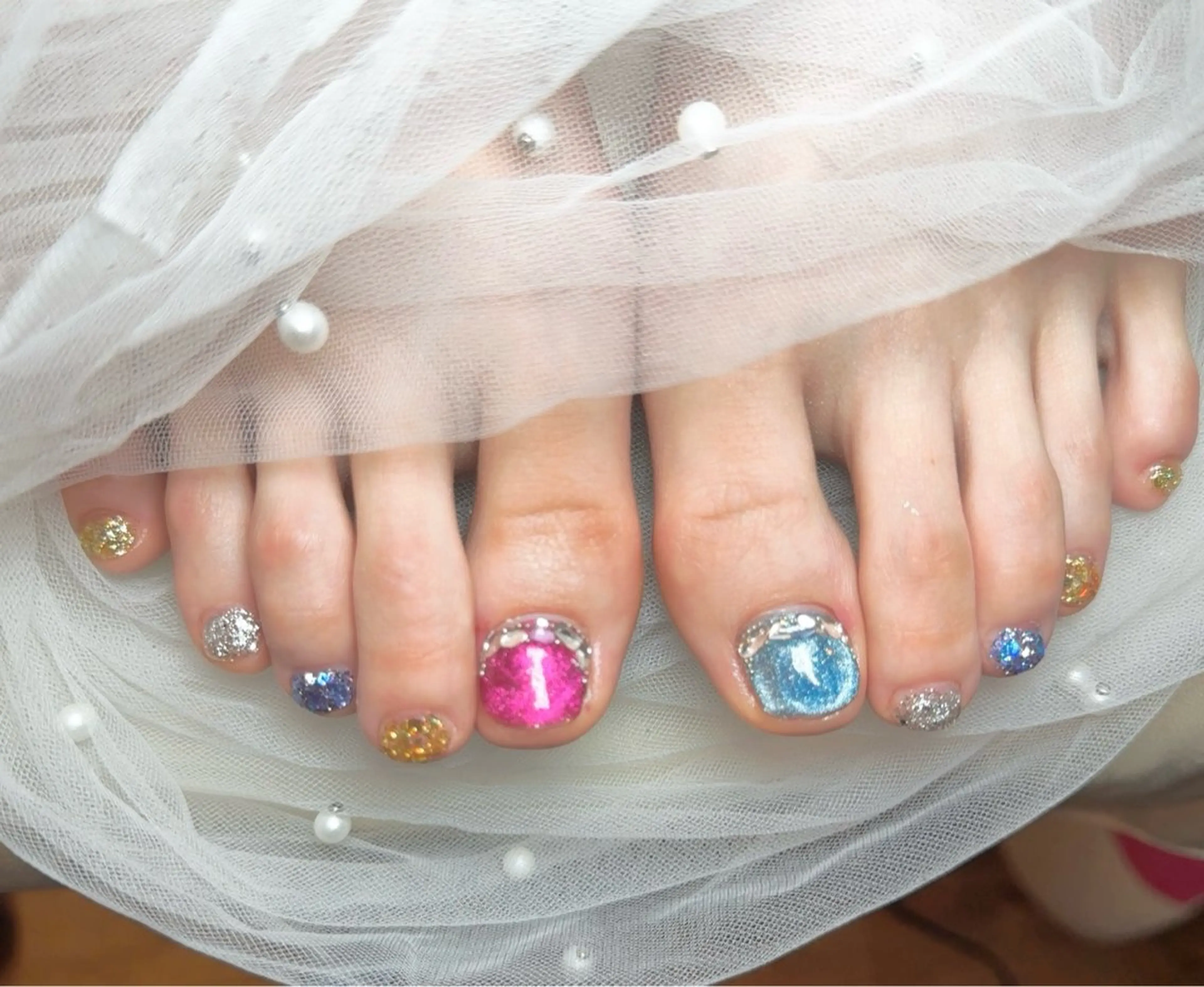 ネイル ハンドネイル フットネイル リセス 高田馬場💎のネイルデザイン