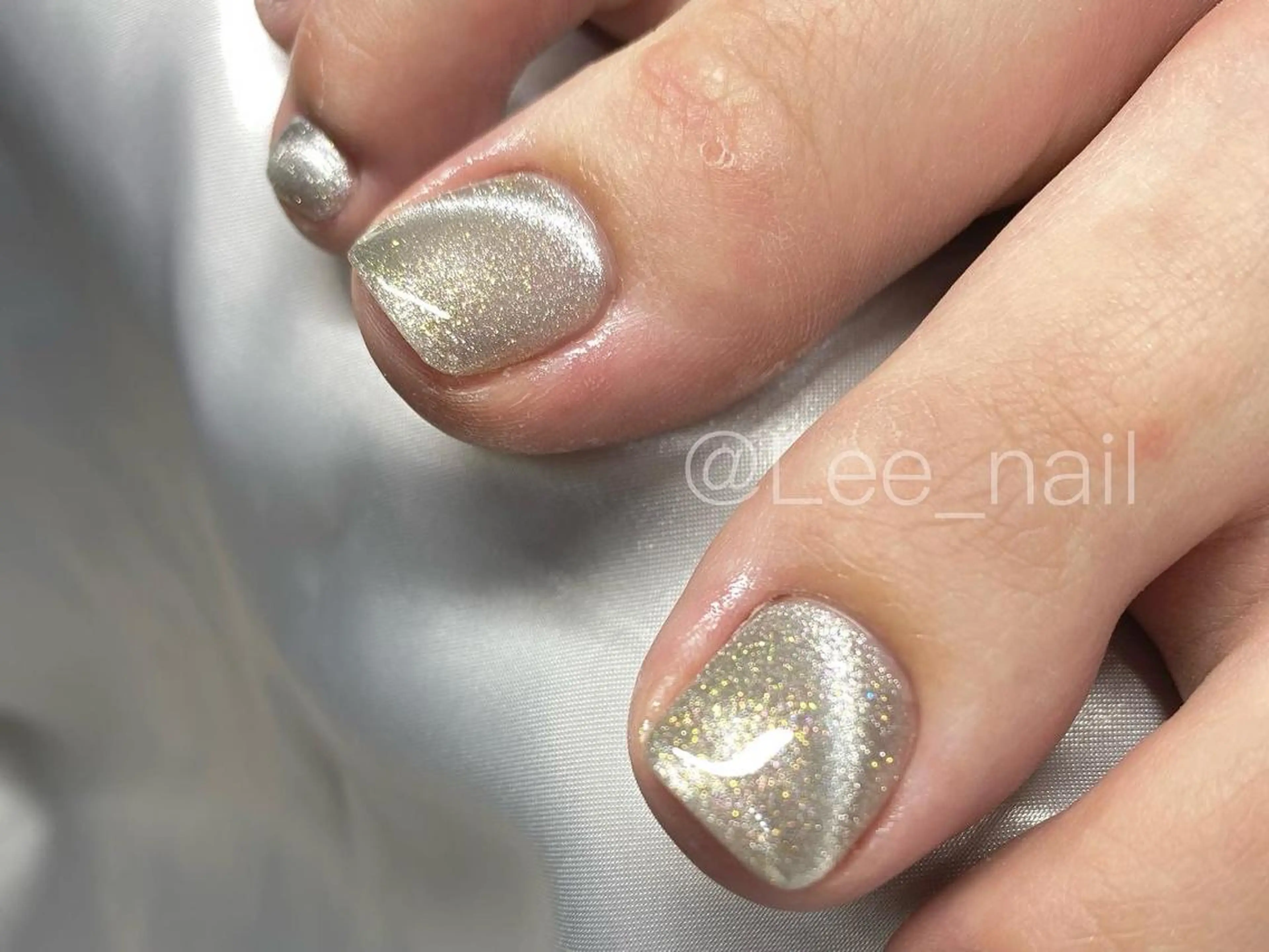 ネイル フットネイル マグネットネイル フットネイル Lee_ nailのネイルデザイン