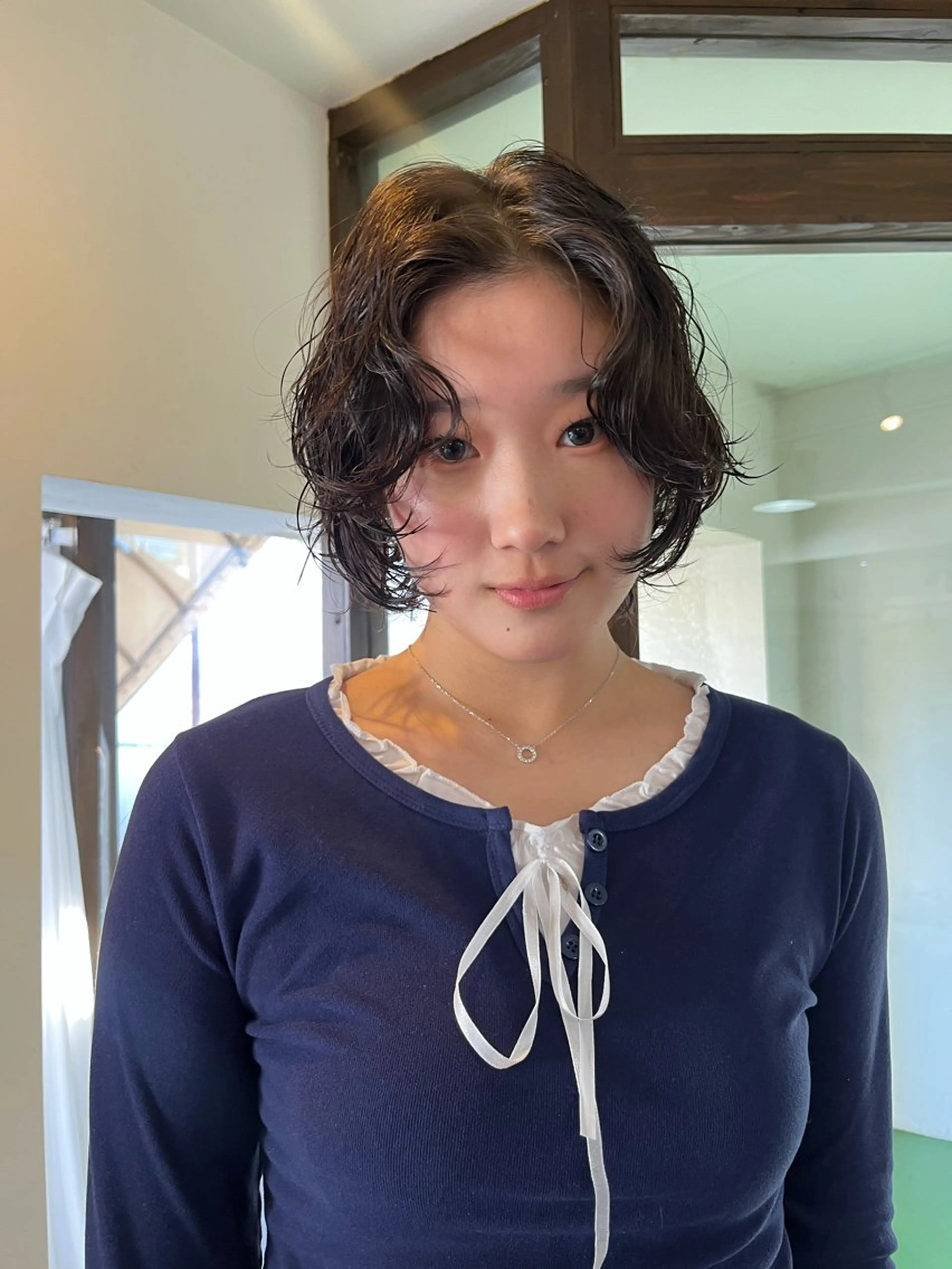 ショート ボブ レイヤーカット カット パーマ 似合わせパーマ/ 山本銀次郎のヘアスタイル