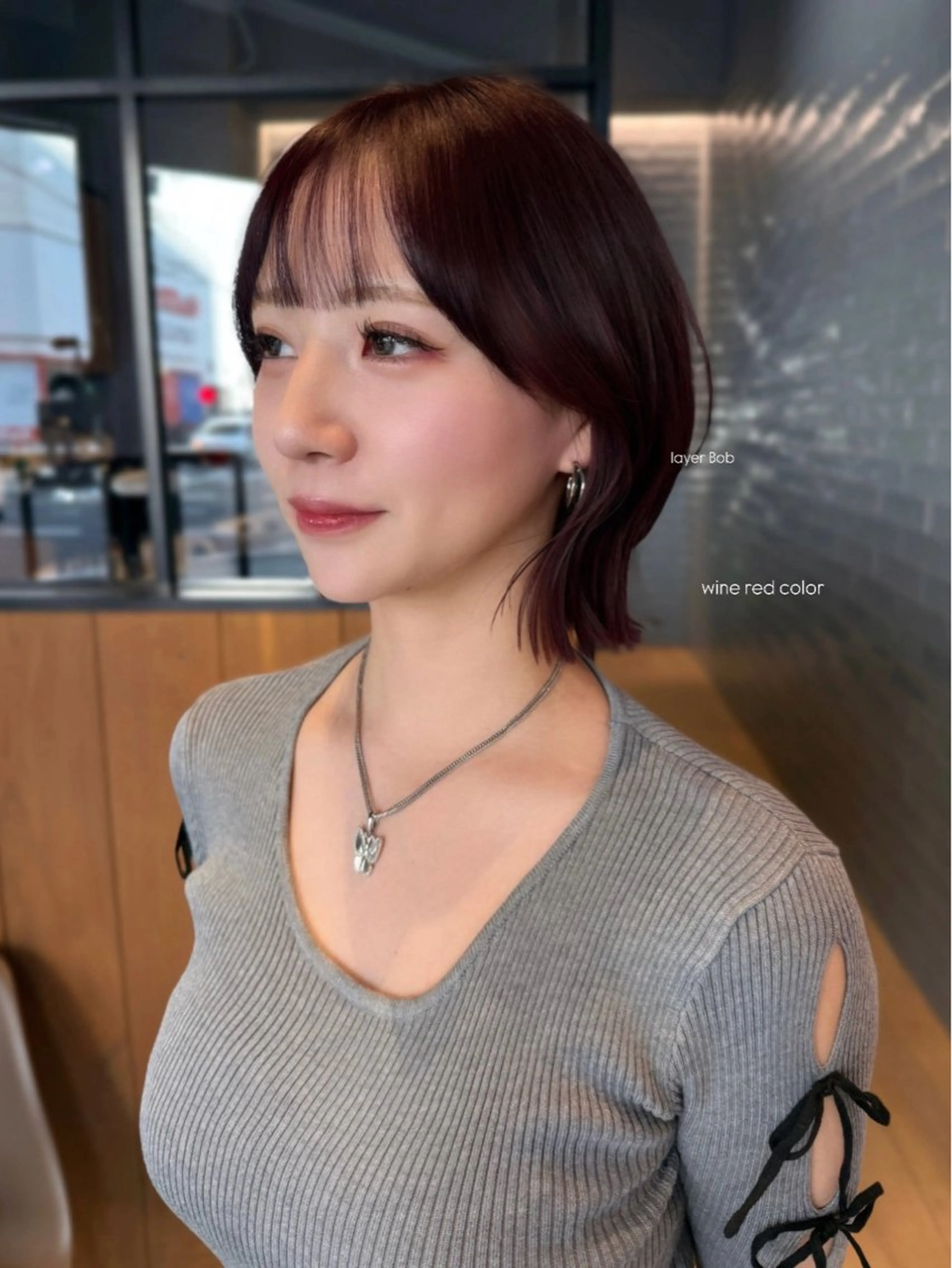 ミディアム カラー yuuri🎀/大宮 /韓国ヘア/レイヤーのヘアスタイル