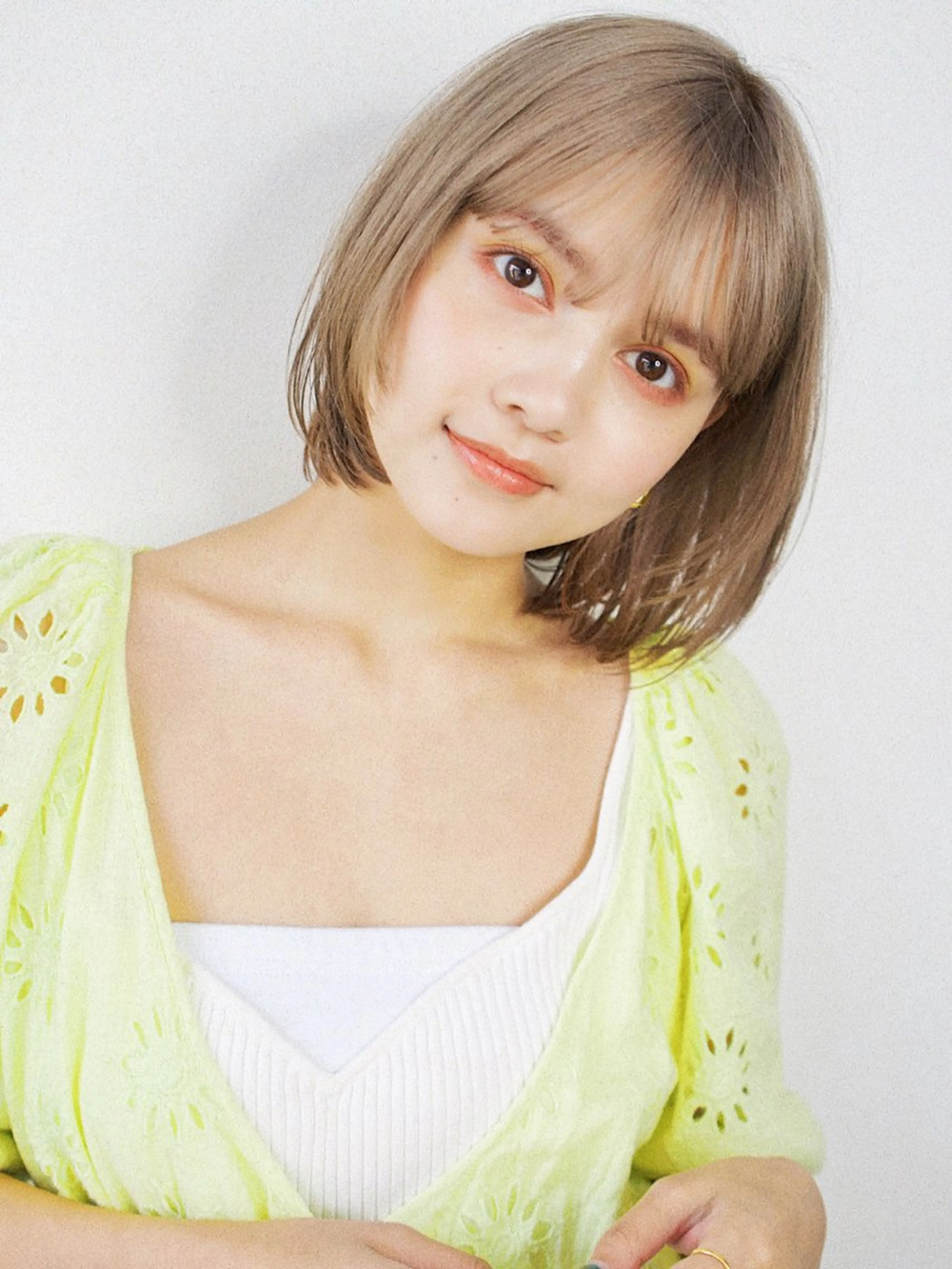ミディアム カラー カット ヘアカラー "オトナ髪”/ LAKA TOCCAのヘアスタイル