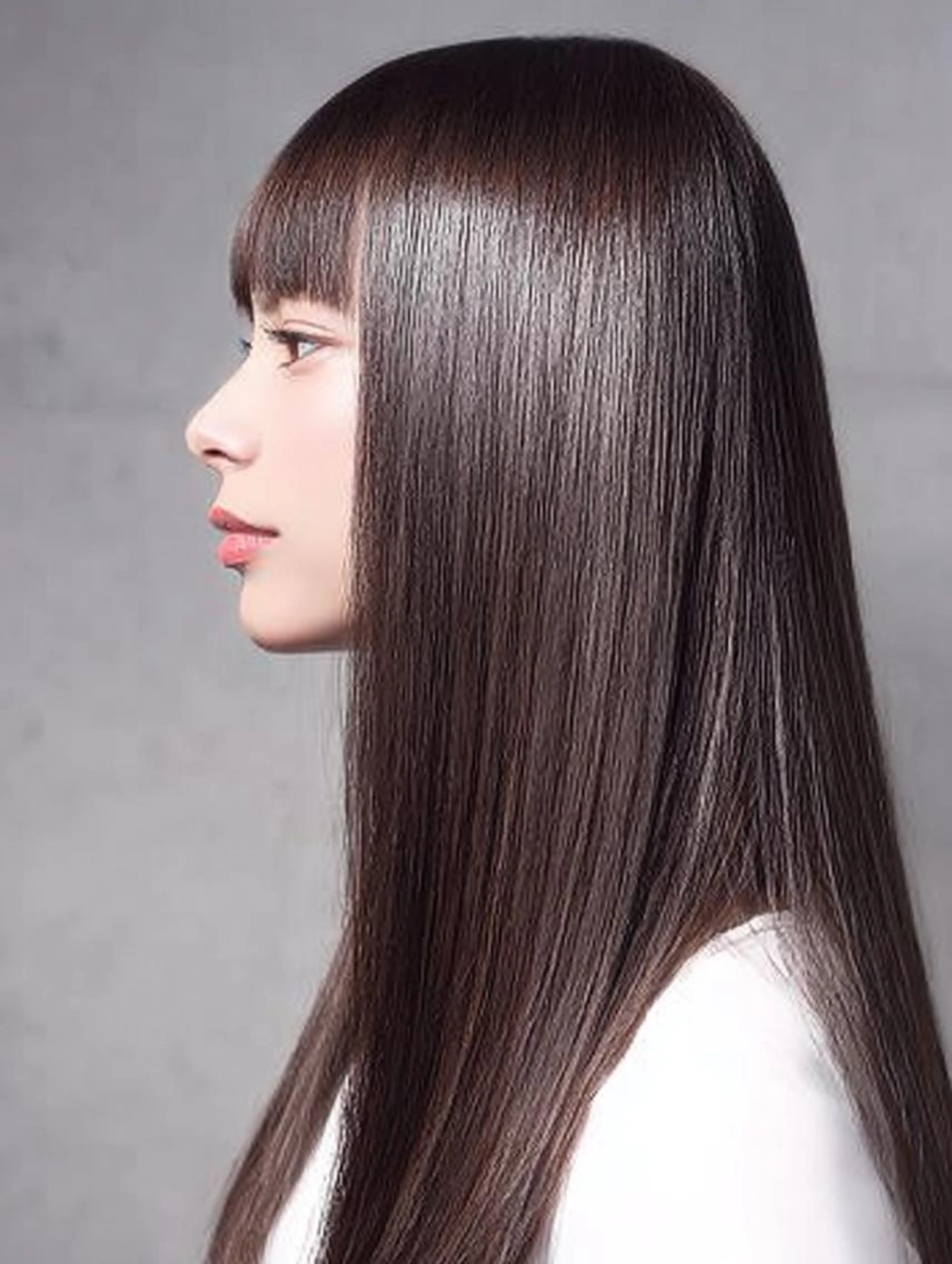 生艶髪ストレート【補強剤込み】巻ける/地毛風/シャキンとしない自然な仕上がり/ブリーチ矯正/美髪矯正/酸熱トリートメントの写真