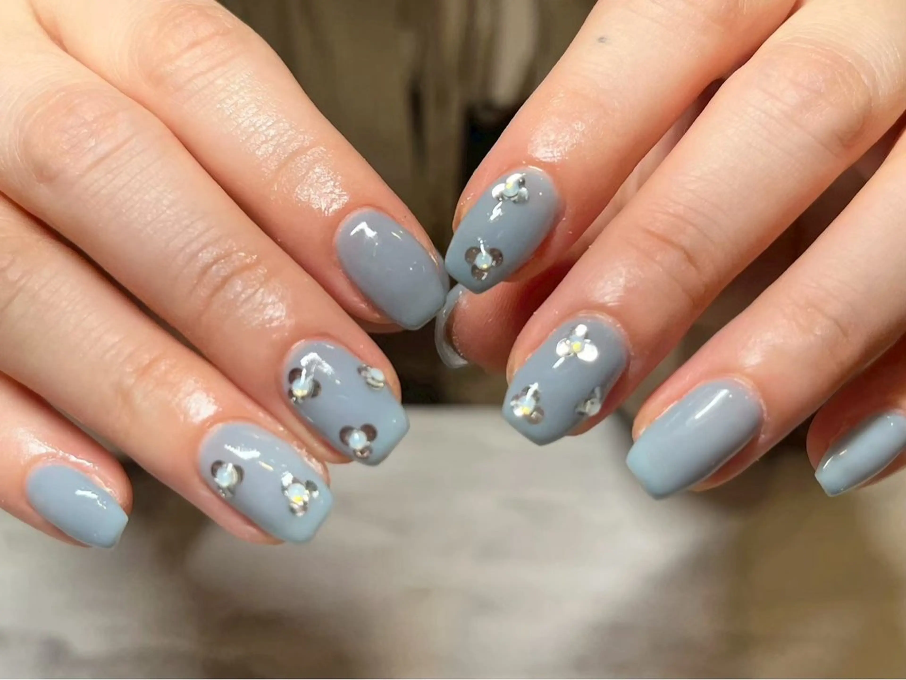 ネイル 🫧ちゅるん/韓国 Ayano𓈒🎀のネイルデザイン