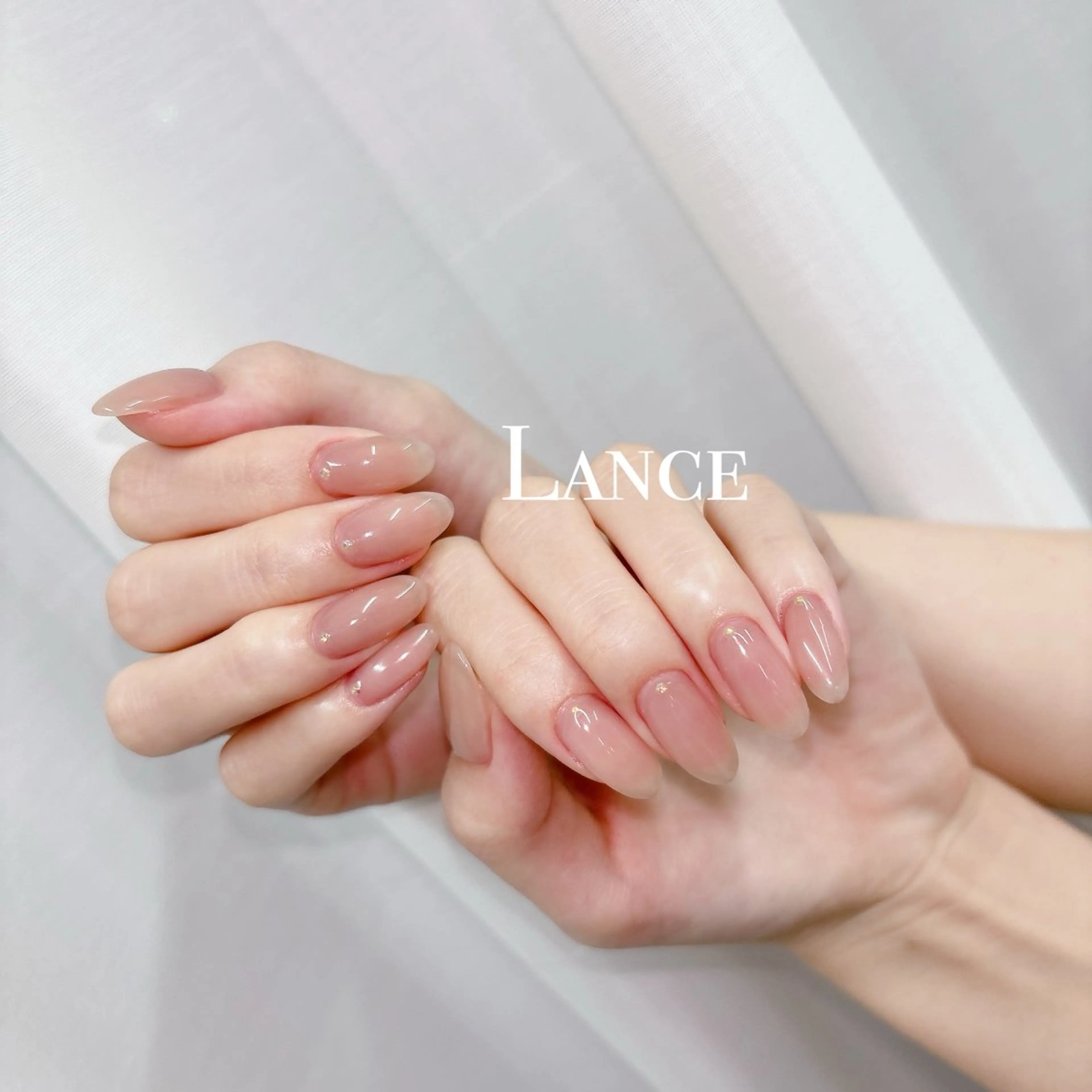 ネイル オーロラネイル フットネイル 氷ネイル・うるうるネイル キラキラネイル 韓国ネイル ハンドネイル Lance nailのネイルデザイン
