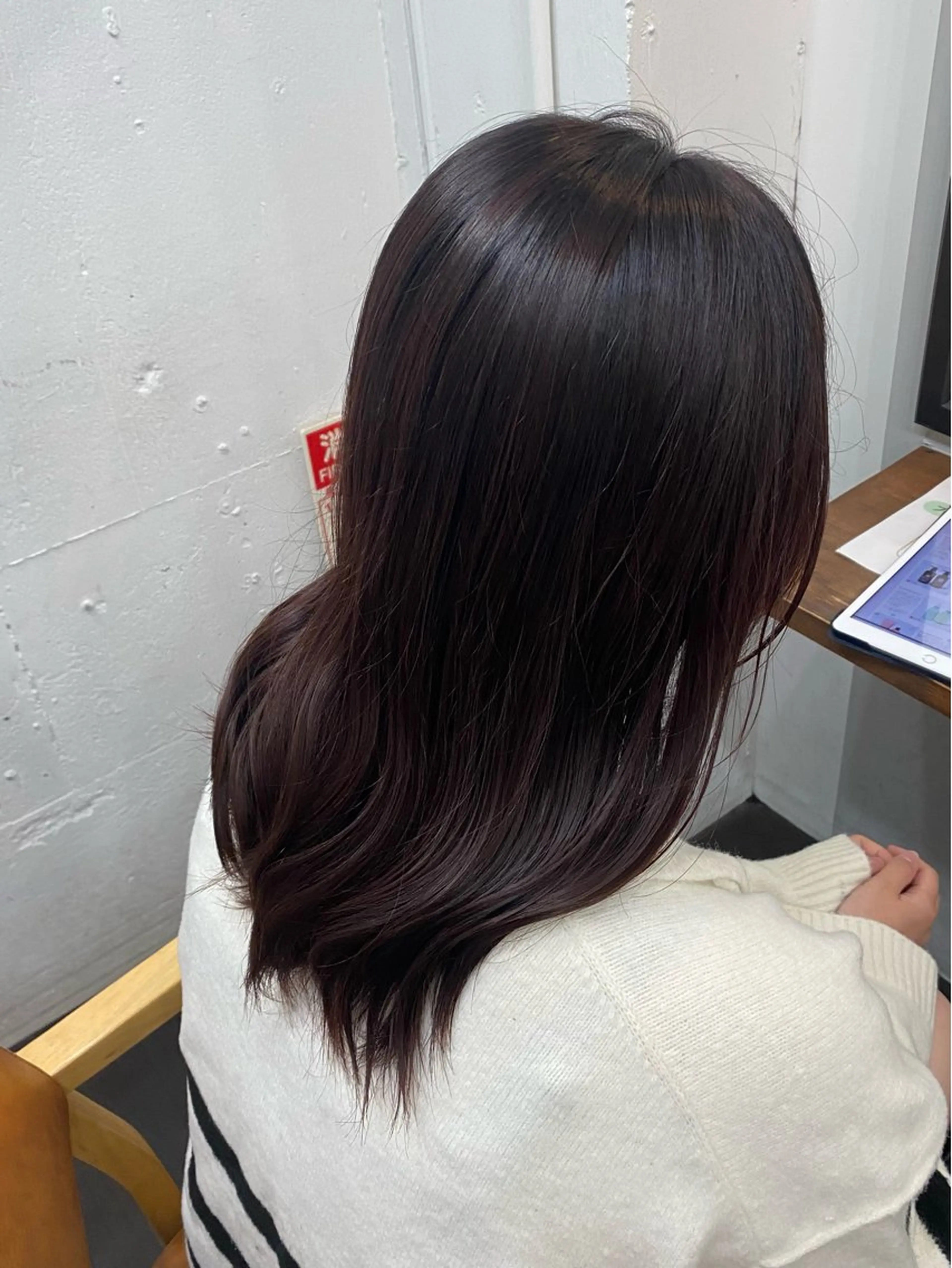 ミディアム カラー ヘアアレンジ 🍒ᩚ名駅/艶髪 縮毛矯正/あゆ🍒ᩚのヘアスタイル